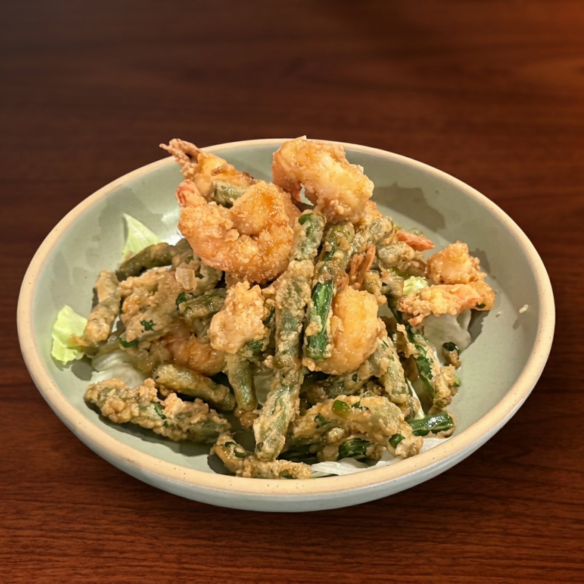 Stir-Fried Shrimp with Thai Herbs