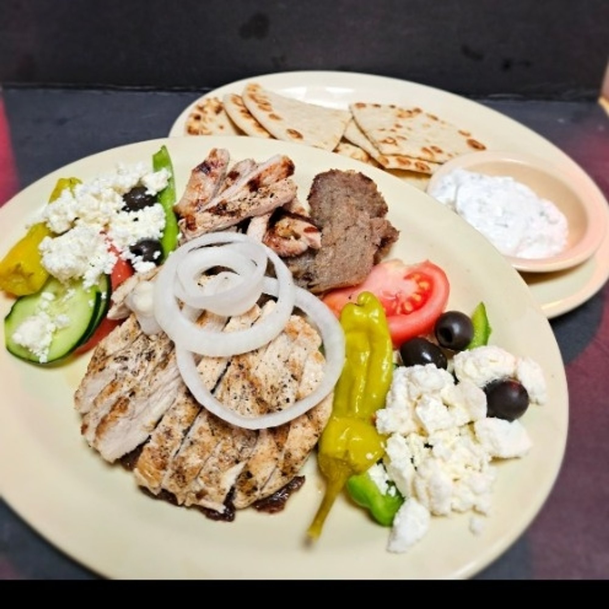 Greek hot plate