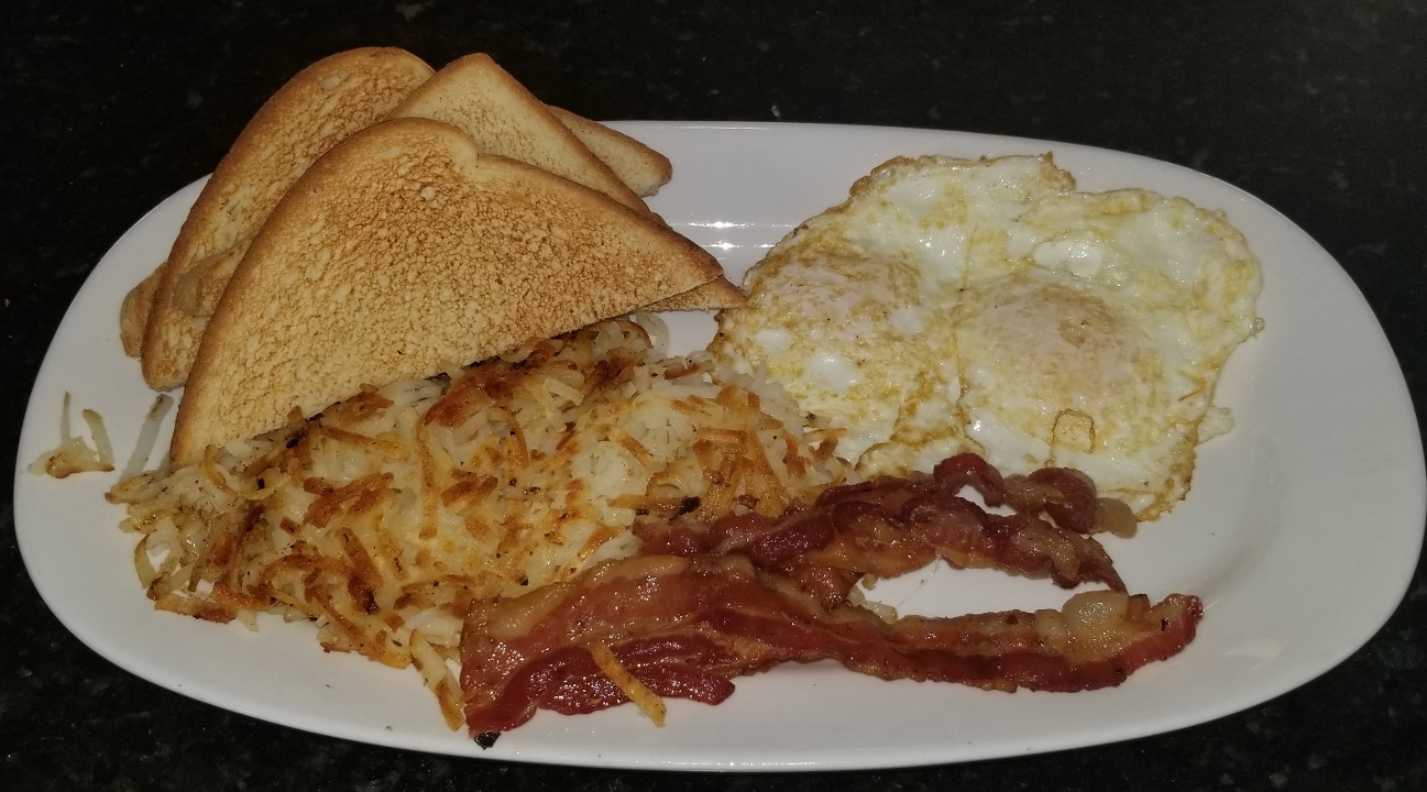2 Eggs with Meat