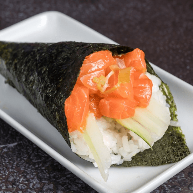 Spicy Salmon Hand Roll