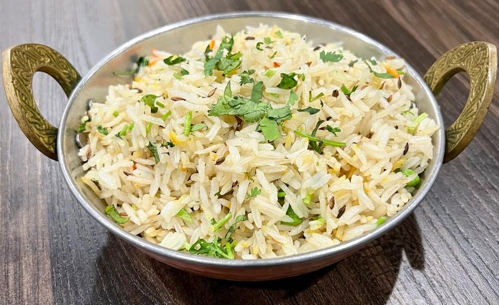 Cumin and Green Peas Pilaf Rice
