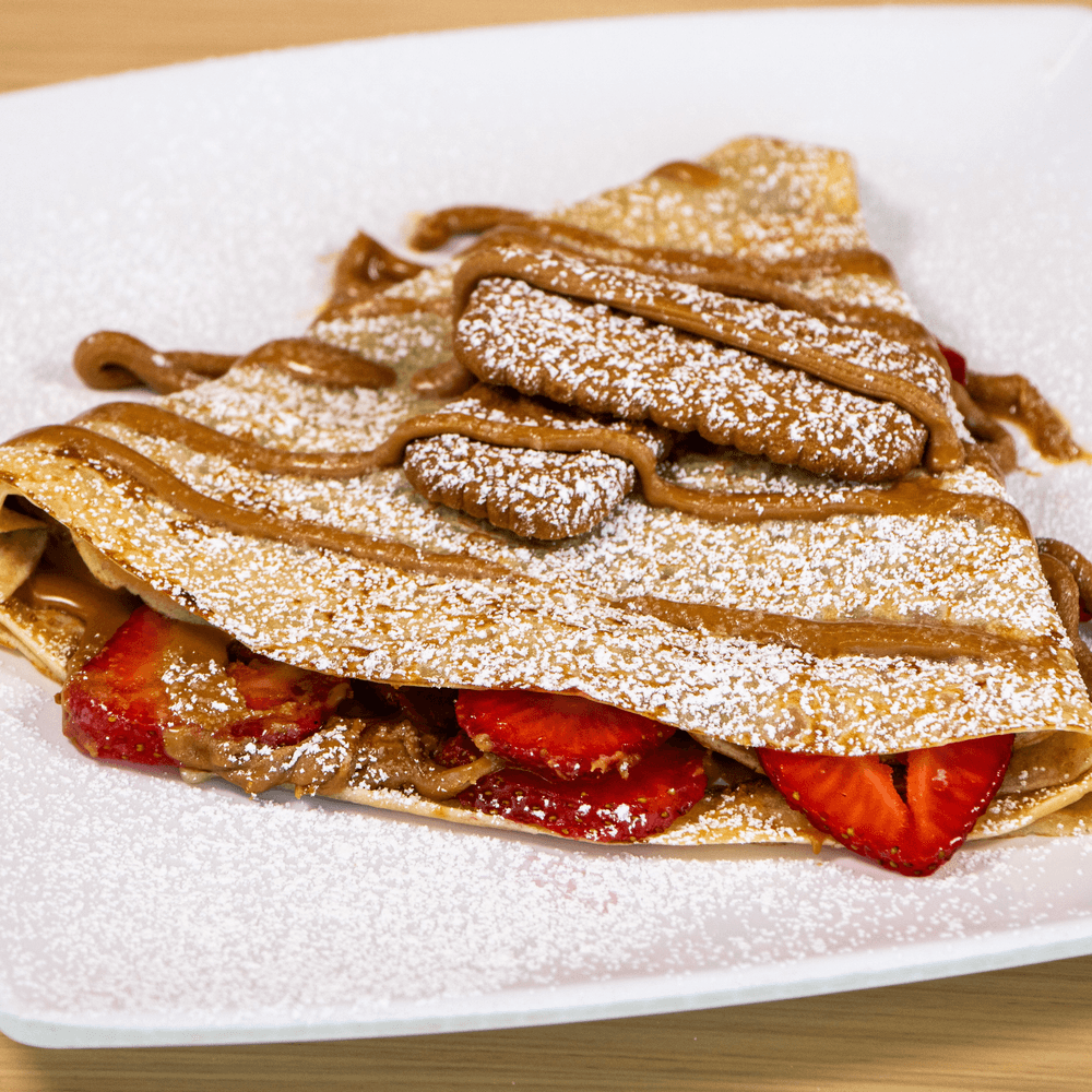 Biscoff Strawberries Crêpe