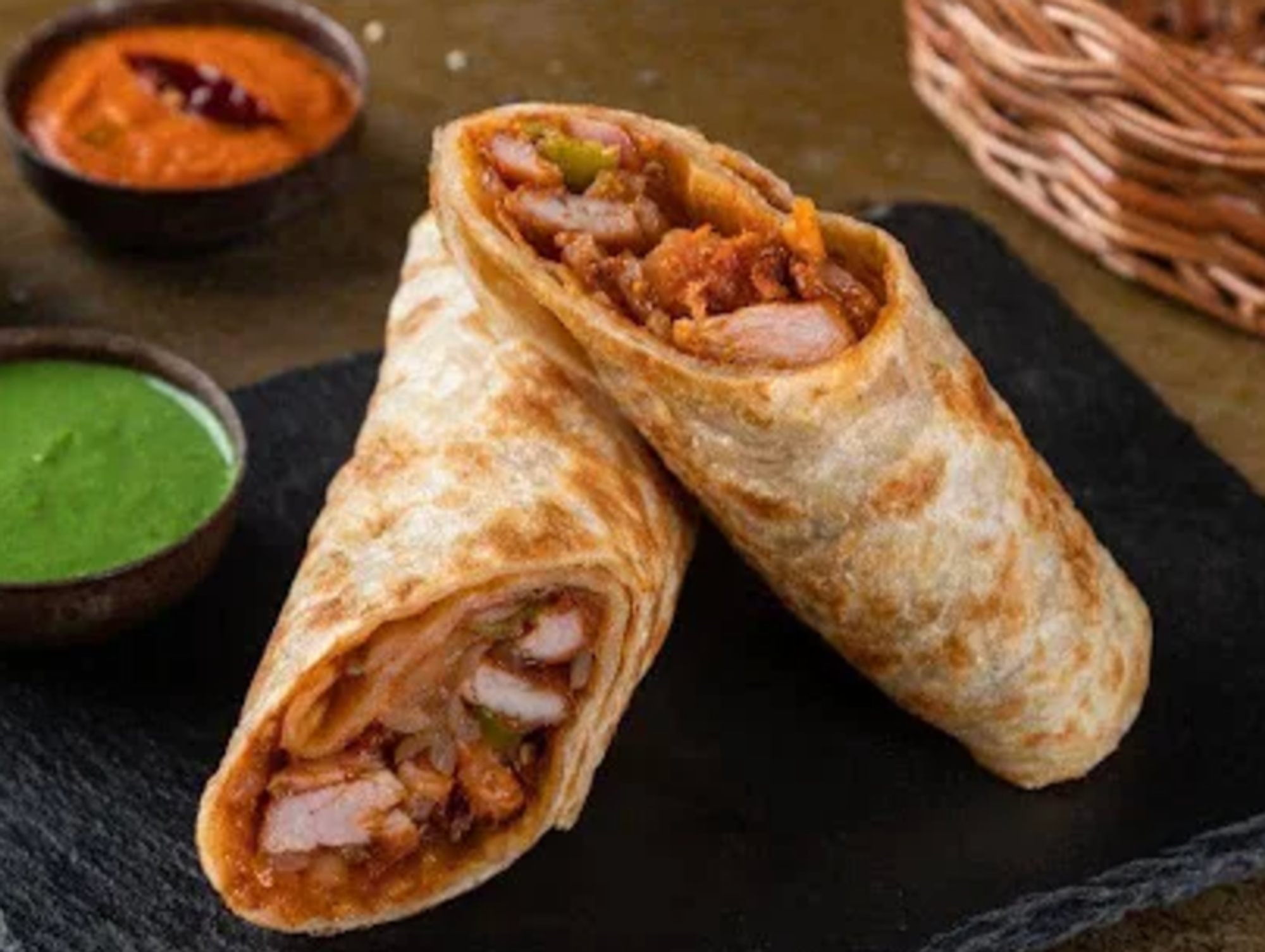 Chicken 65 Wrap
