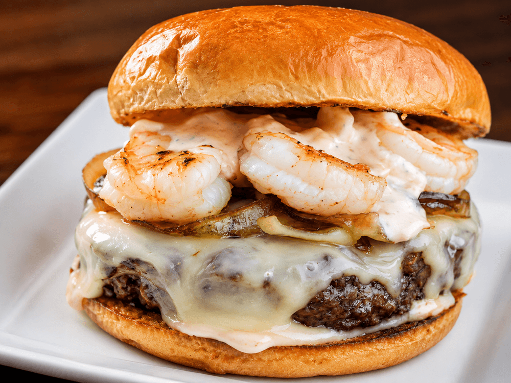 Shrimp & Beef Burger
