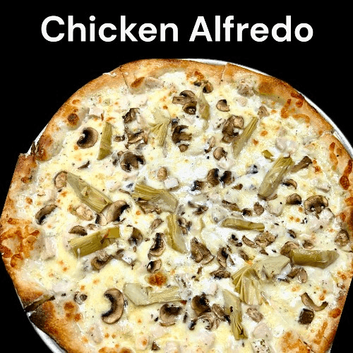 Chicken Alfredo Pizza 16" Hand Tossed