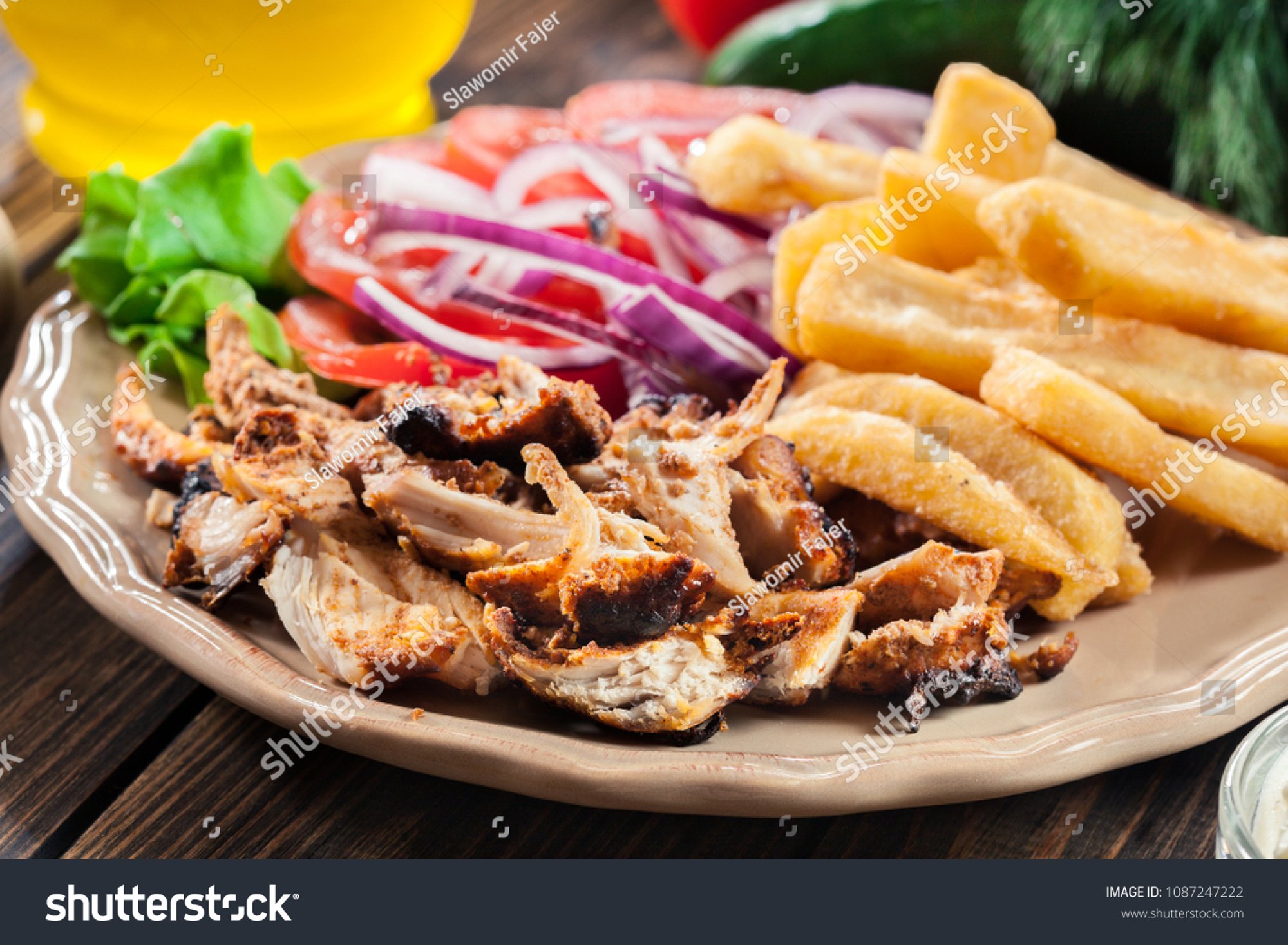 CHICKEN GYRO (MEAT ONLY) 3 TO 5 PERSONS