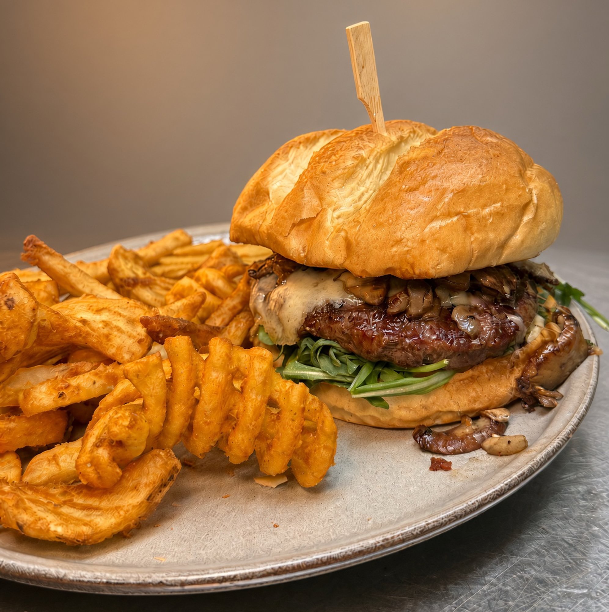 Fungus Amongus Burger