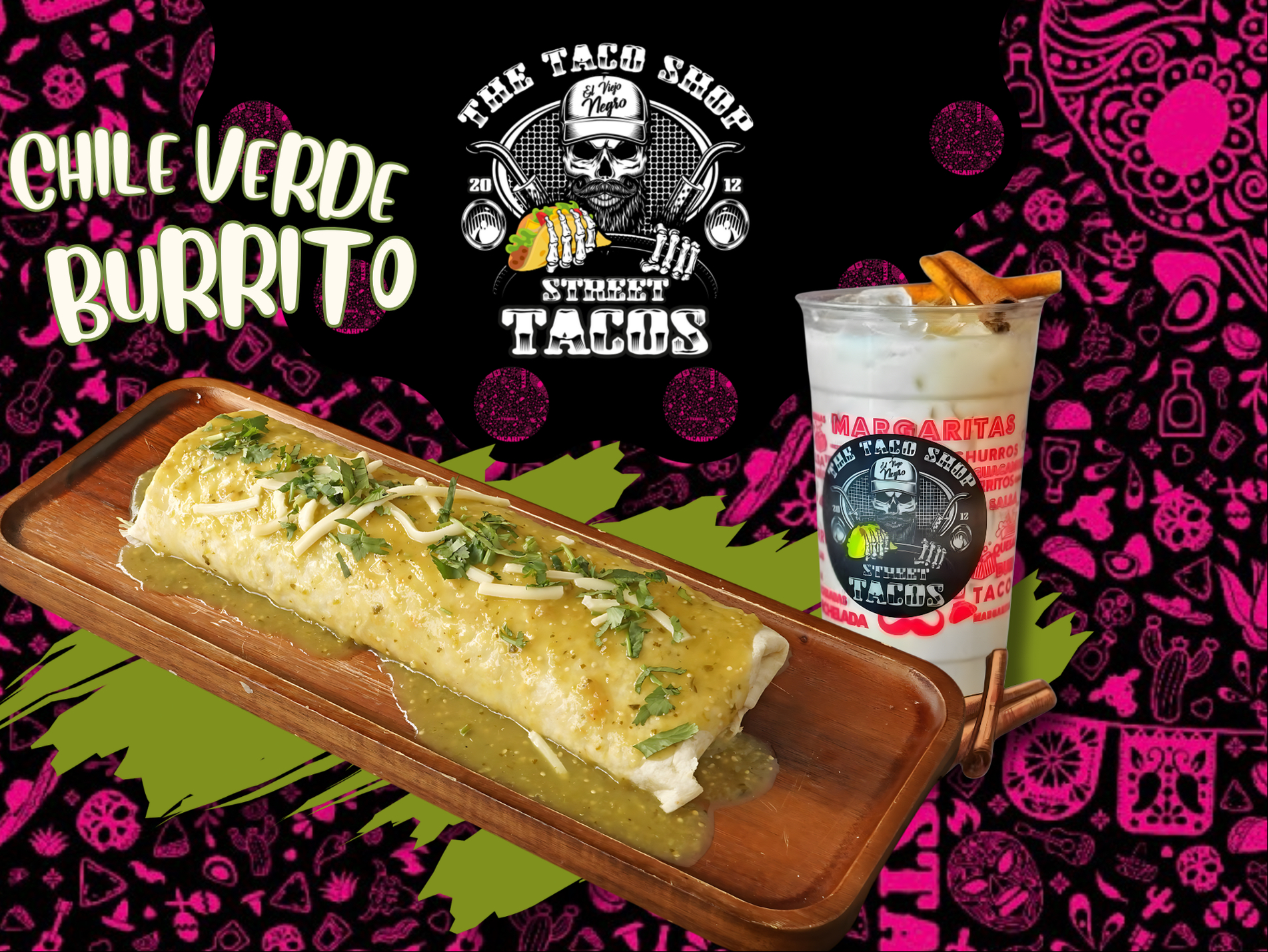 COMBO CHILE VERDE BURRITO
