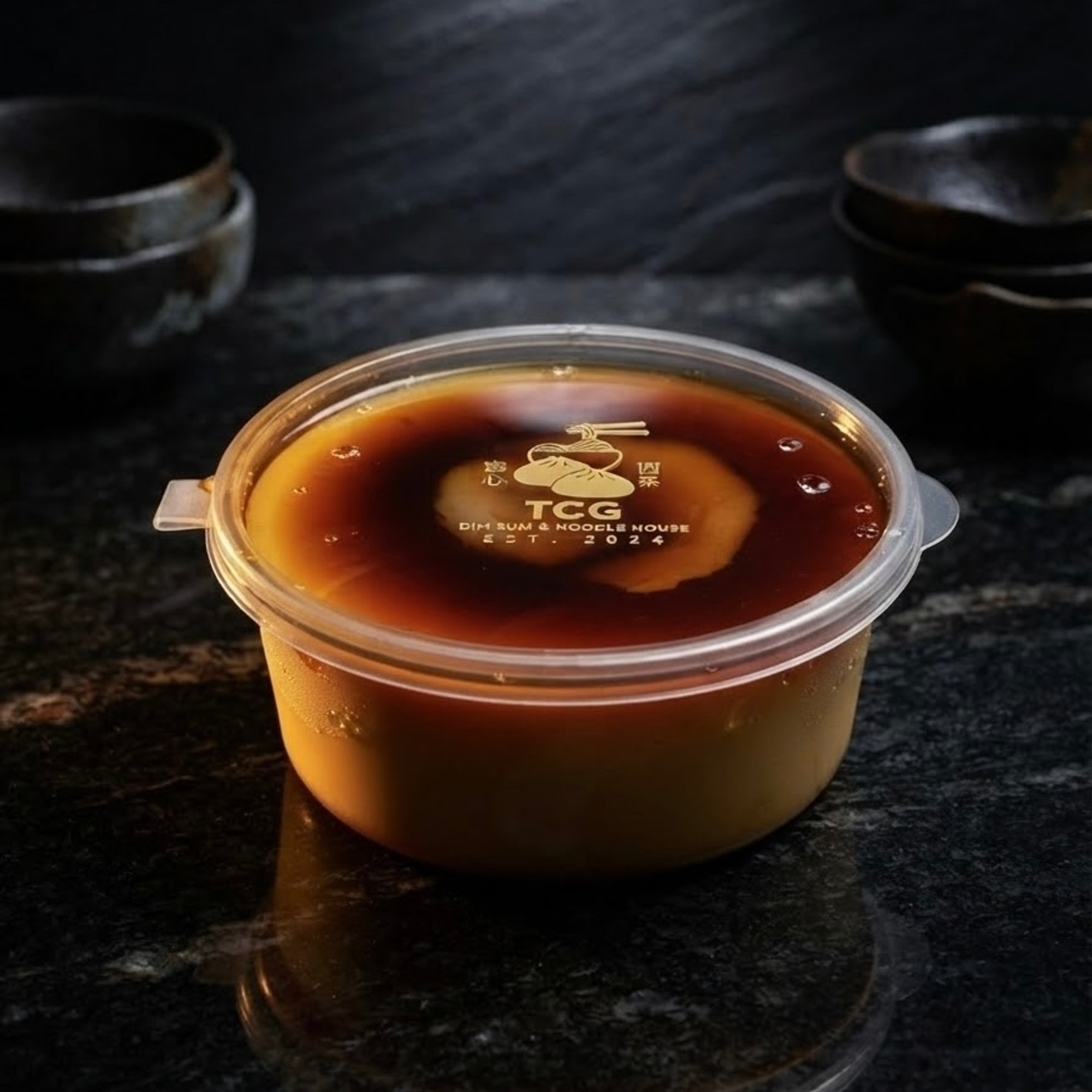 Brown Sugar Lychee Custard