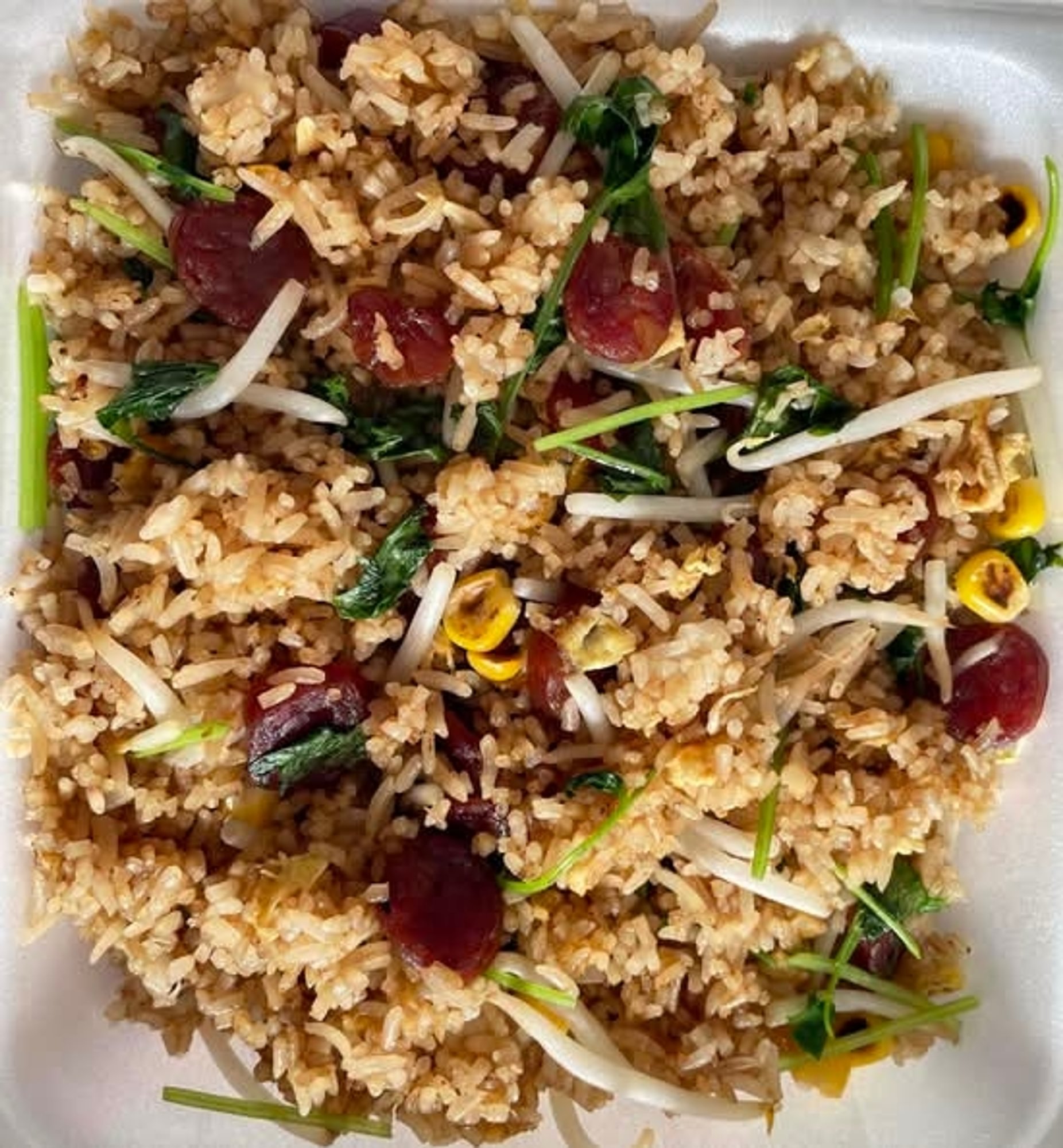 Chinese Sausage Fried Rice (北京香肠炒饭)