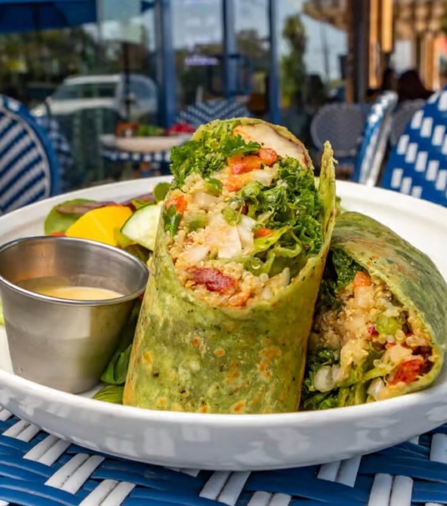 Vegan Kale Quinoa Wrap