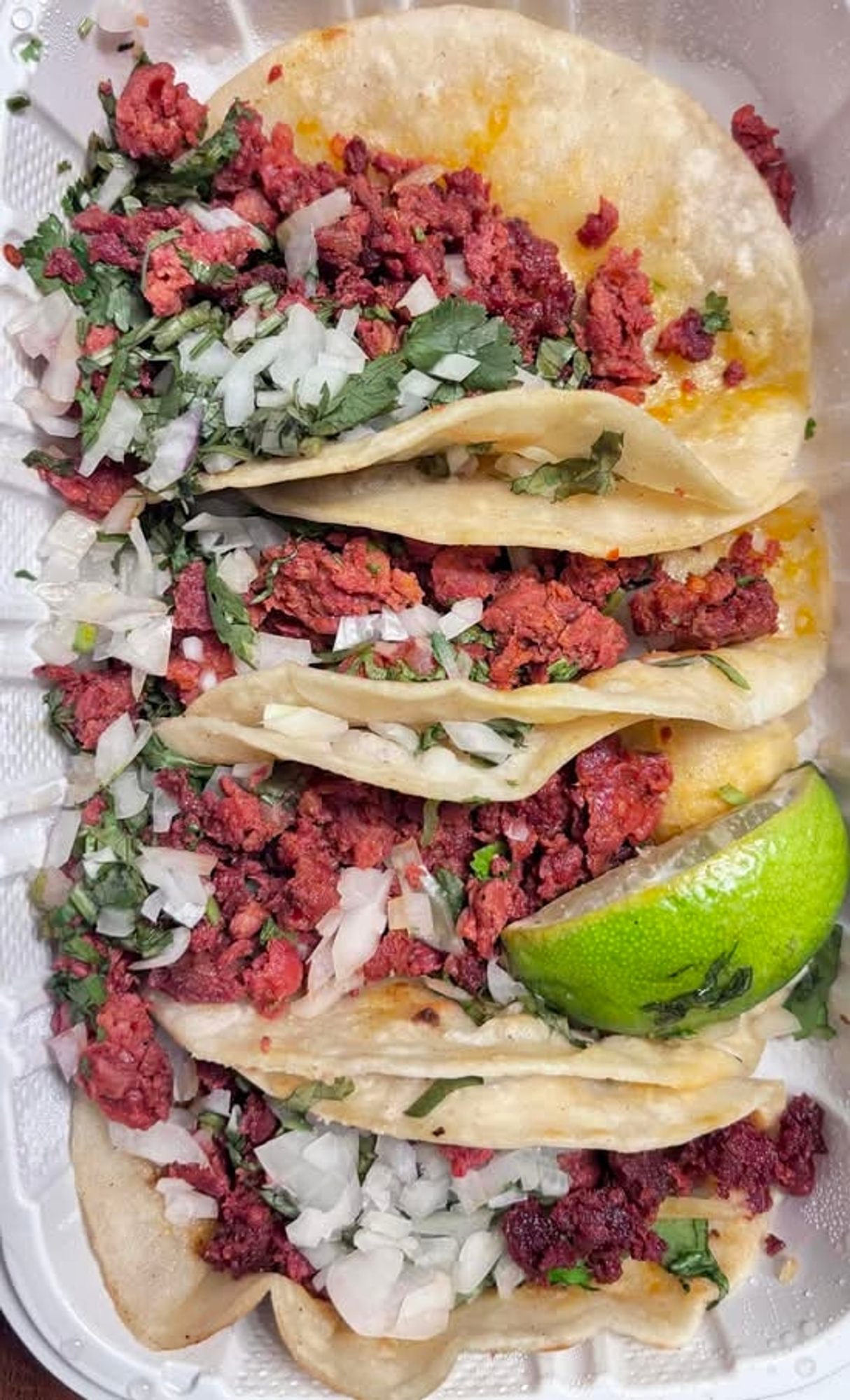 4 Chorizo Tacos