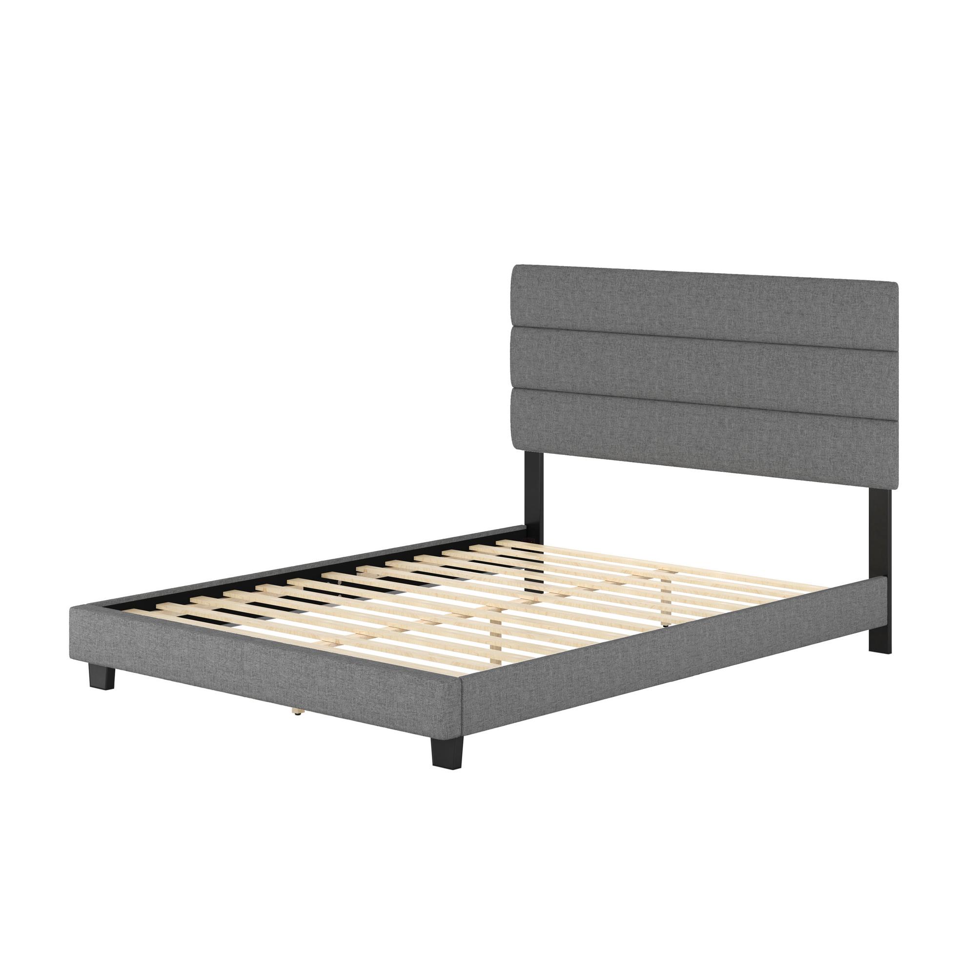 Sardinia Full Platform Bed - Grey