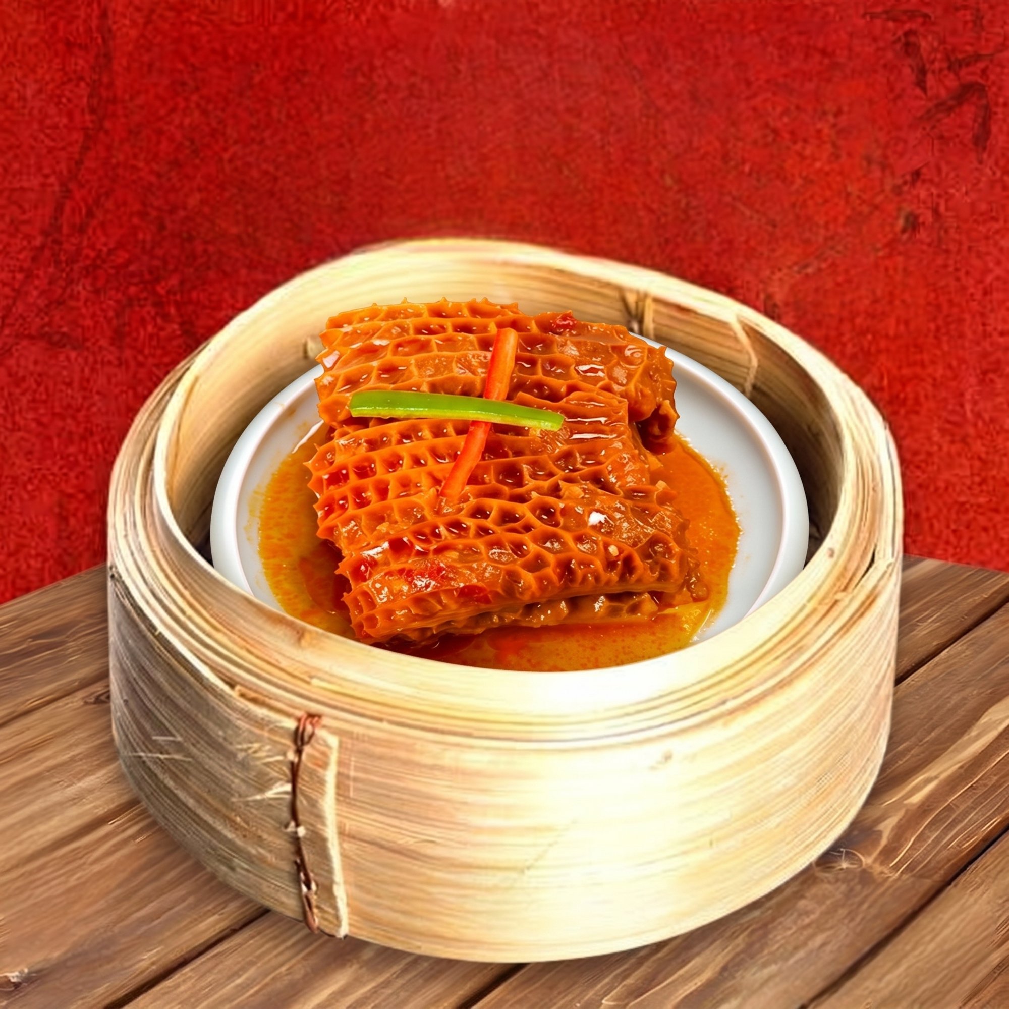 A9. 沙爹金錢肚/Honeycomb OX Tripe in Satay Sauce Dim Sum