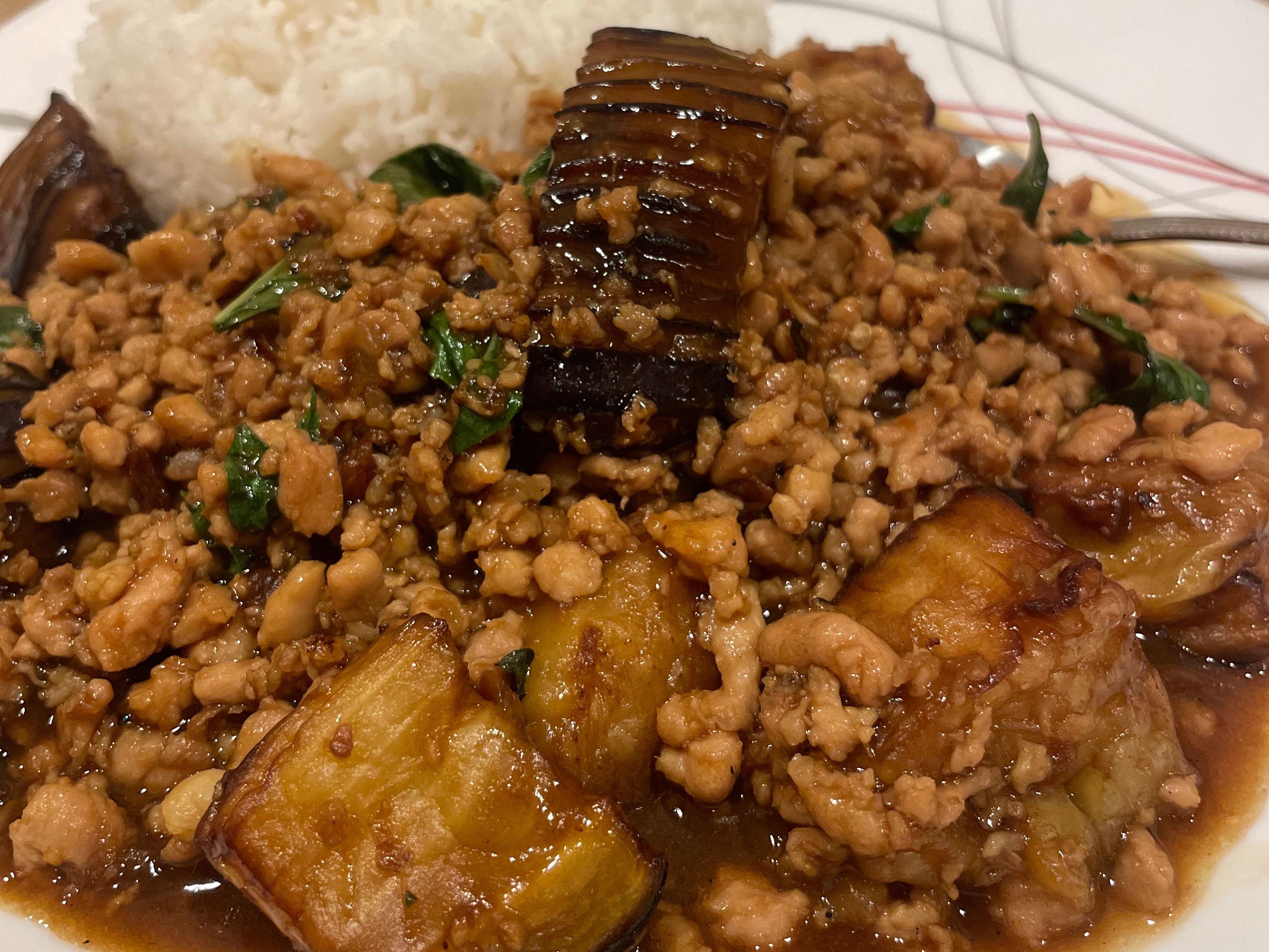 Pad Ma Kher (Minced Chicken)