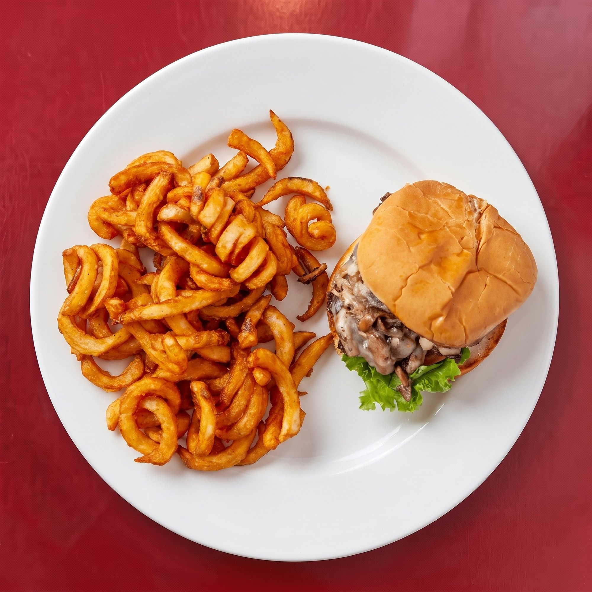 Mushroom Swiss Burger