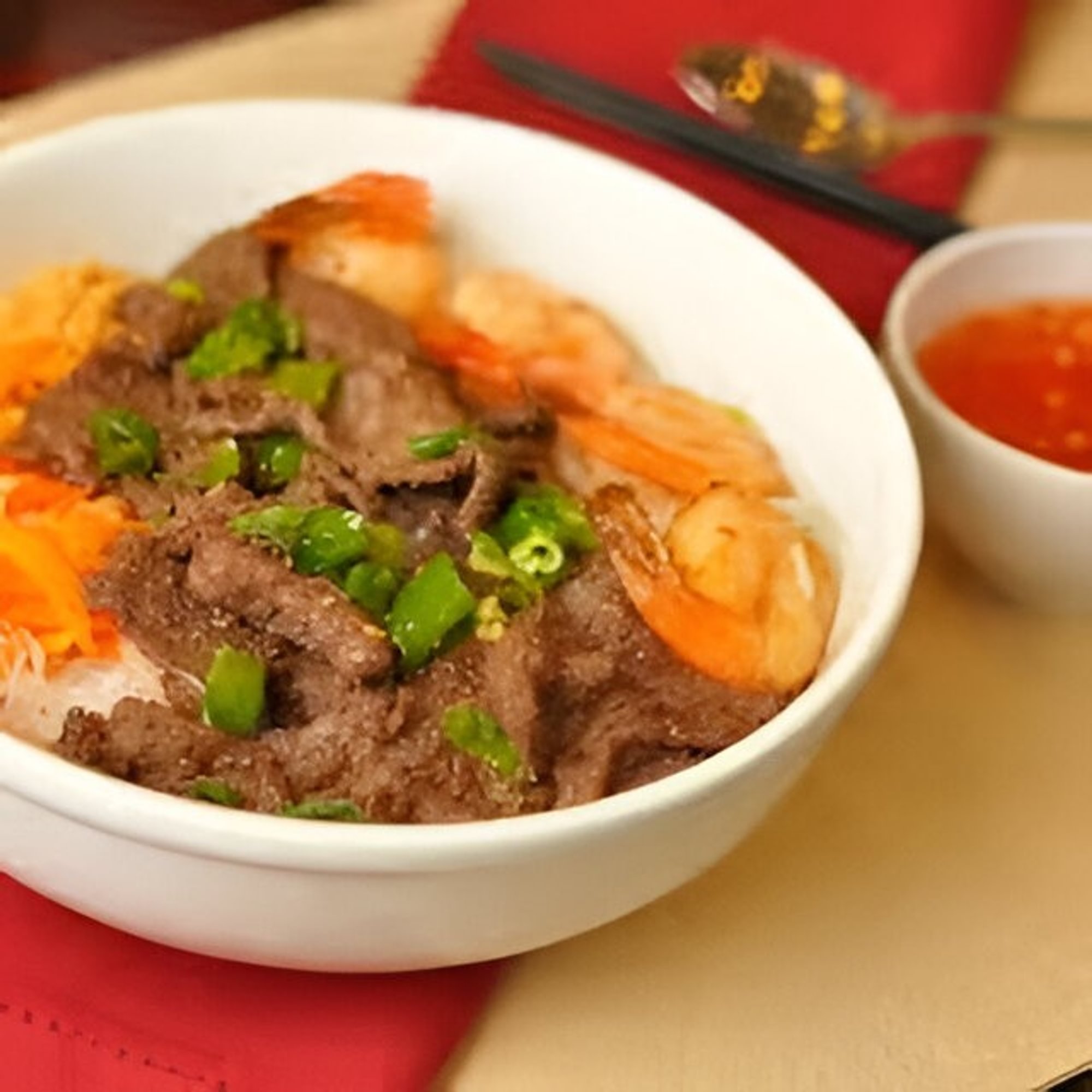 Lemongrass Steak & Shrimp Noodle Salad