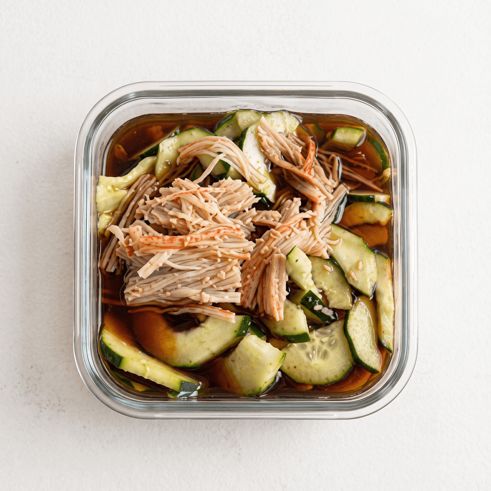 Cucumber Crabstick Salad