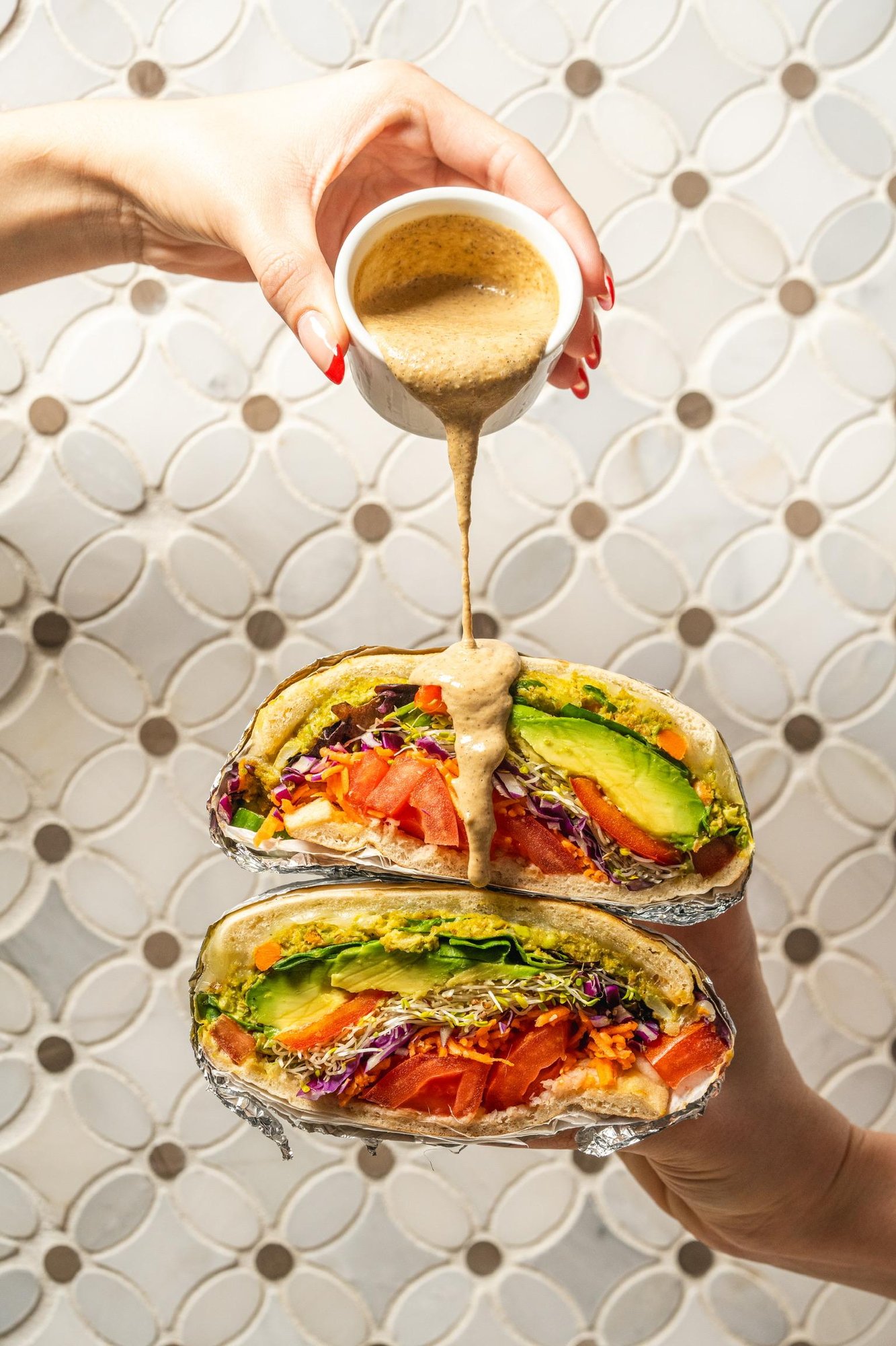 Tuna Salad Pita Melt