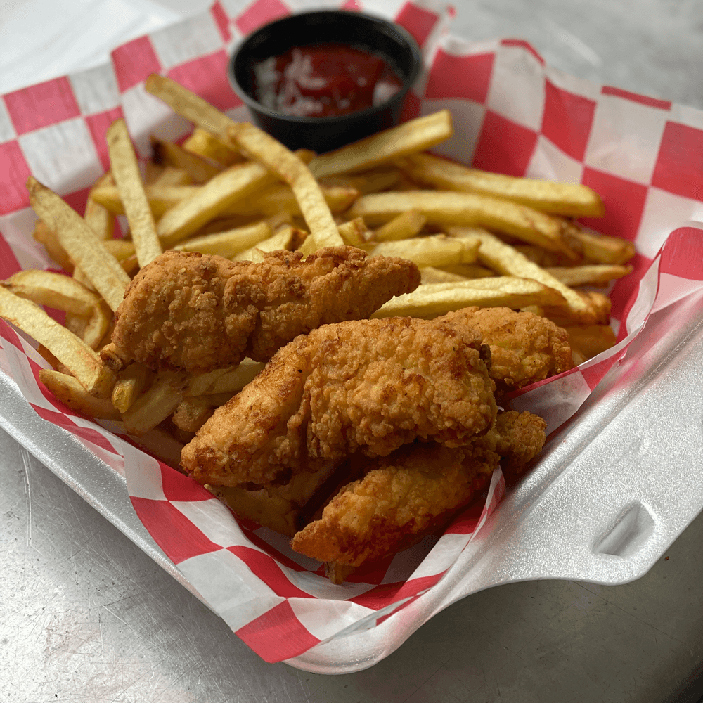 Crabby Style Chicken Tenders & Fries