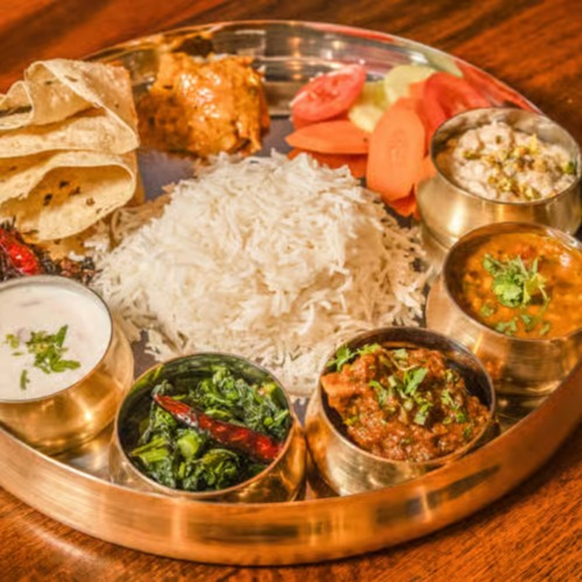 Goat Thali