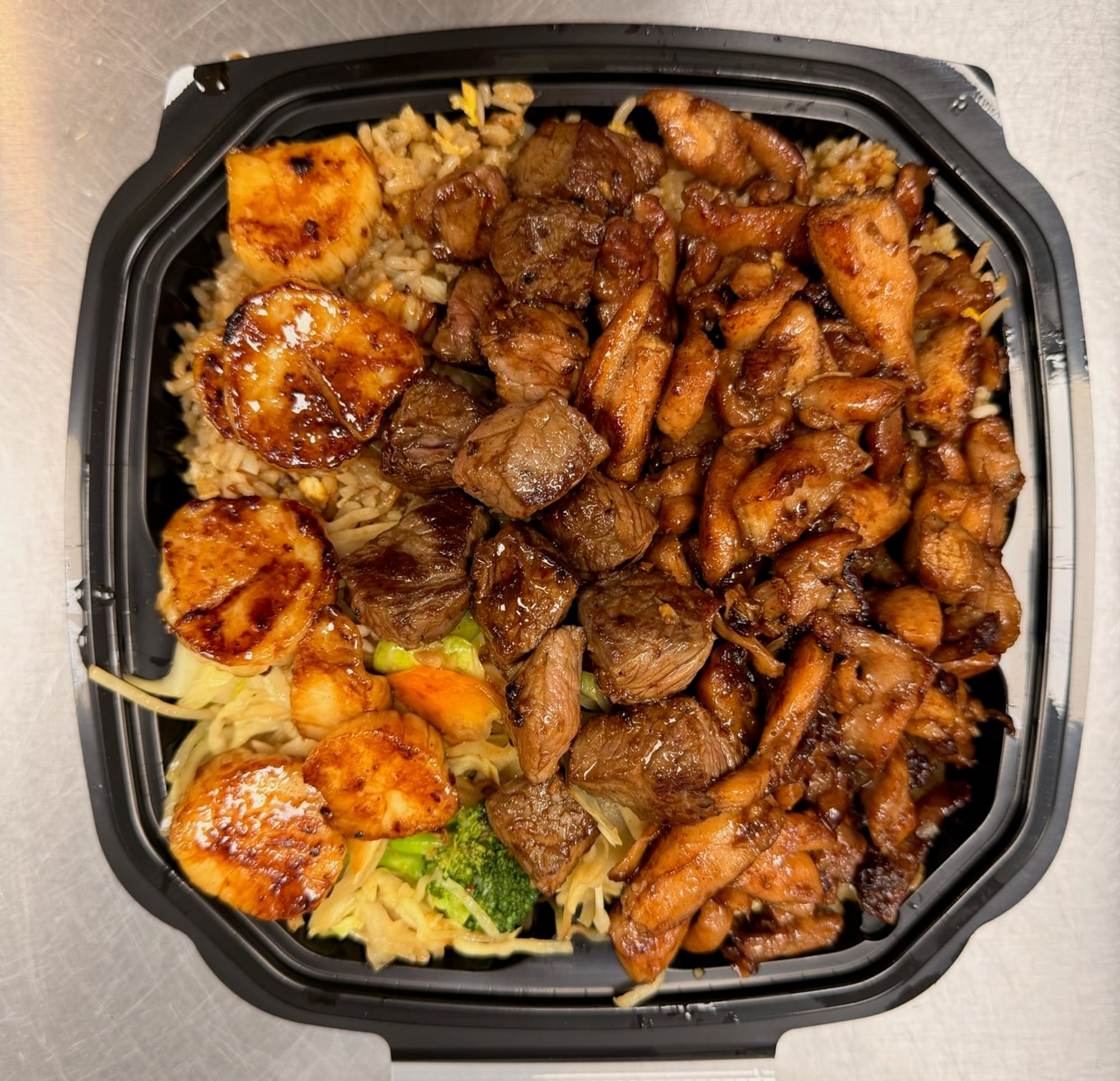 T3. CHICKEN+STEAK+SCALLOP