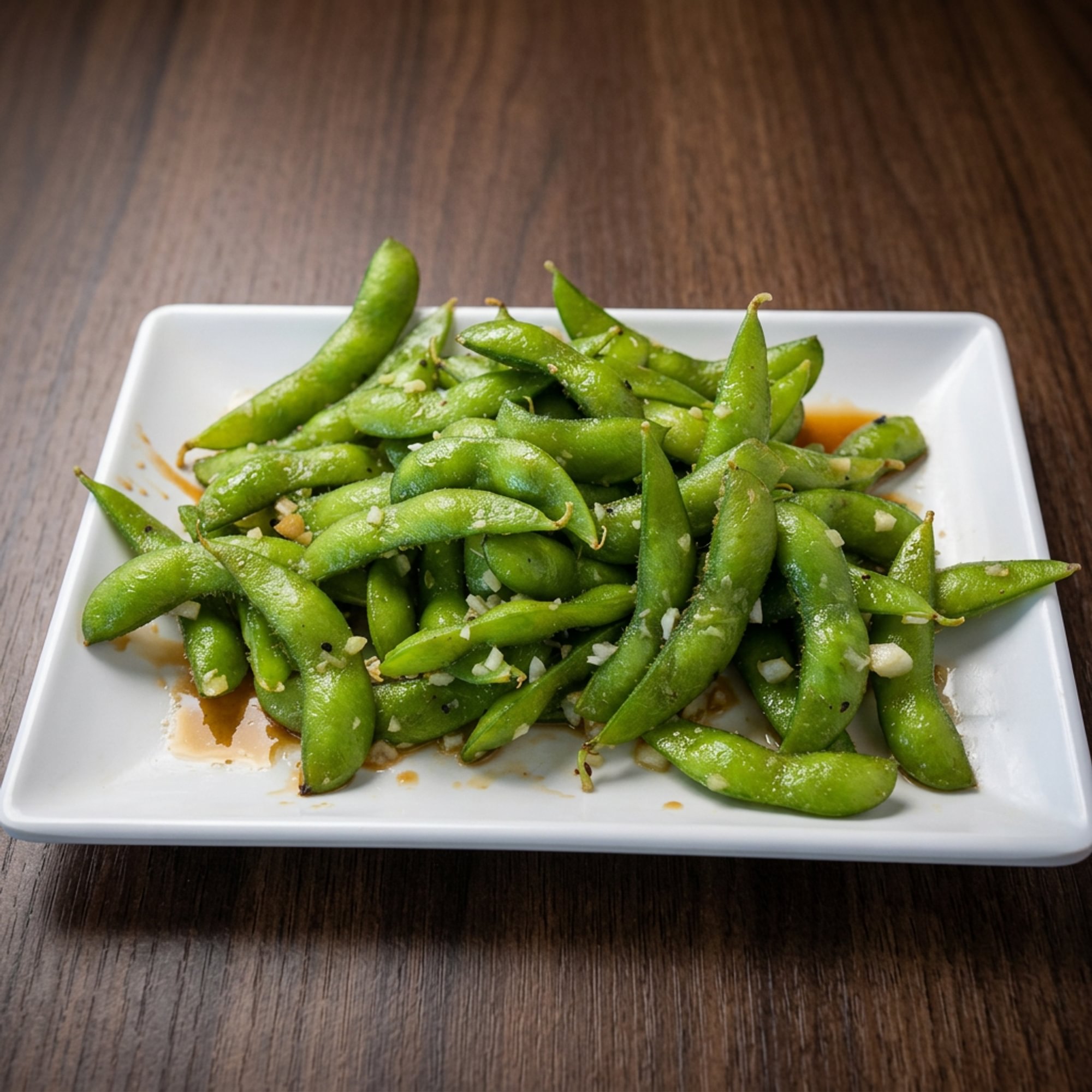 Garlic Edamame