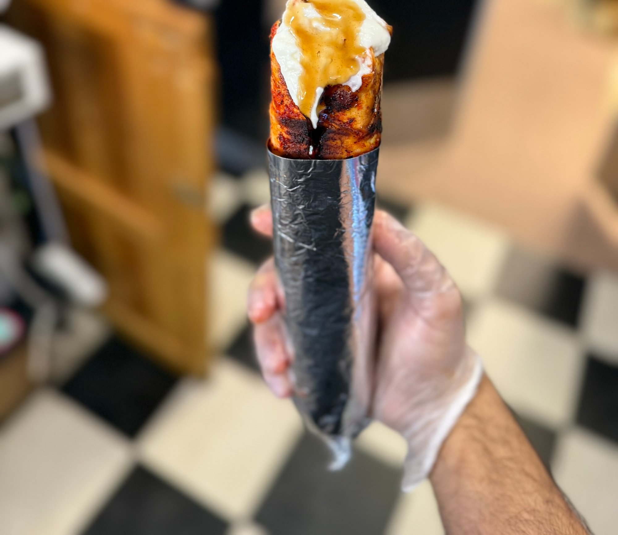 Viral Crispy Chicken Shawarma (Amo Amjed)