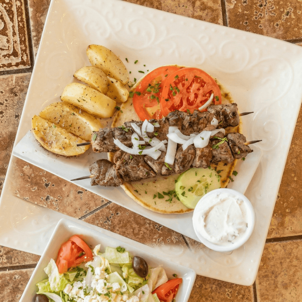 Lamb Shish Kebab Platter