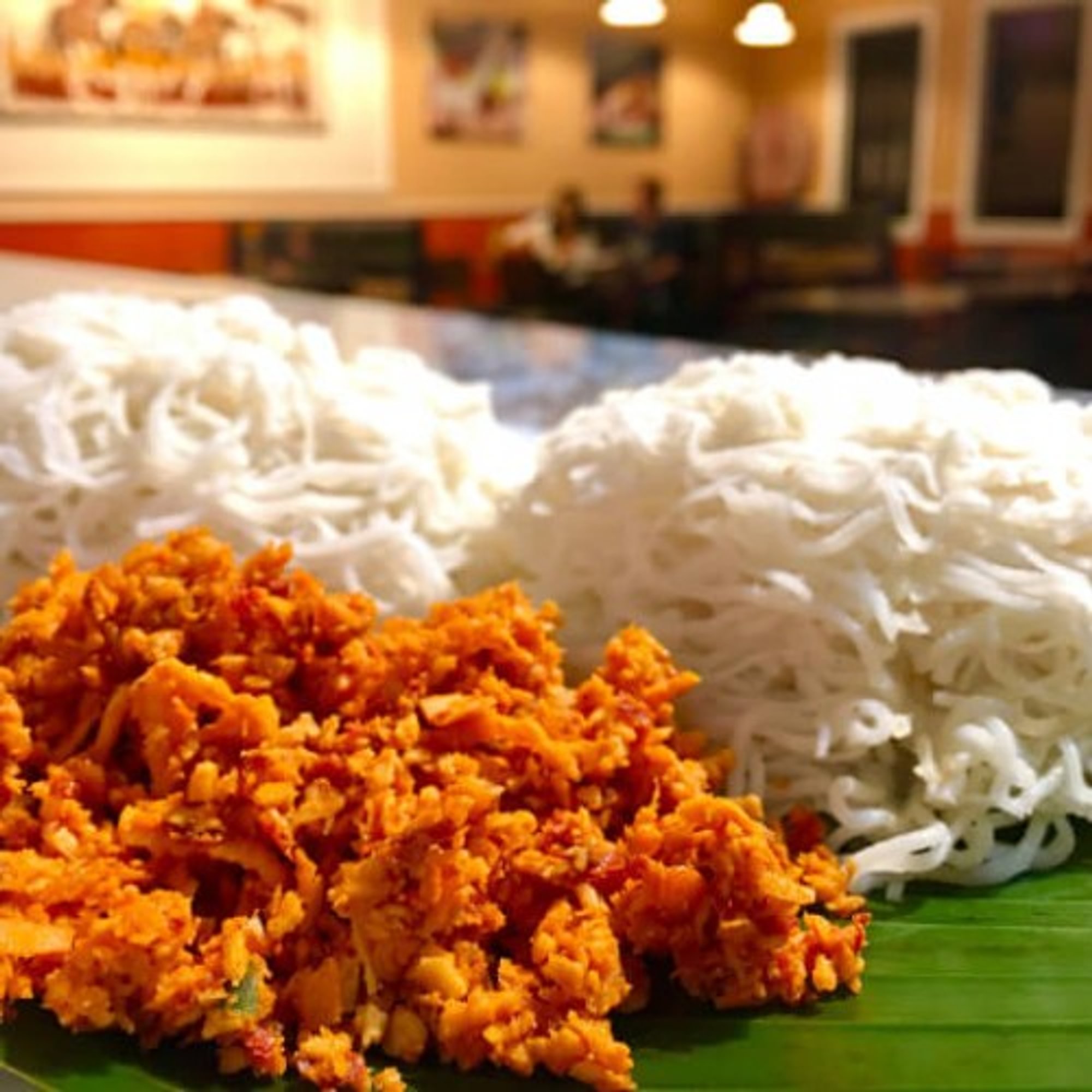 String Hopper (5) with Coconut Sambol