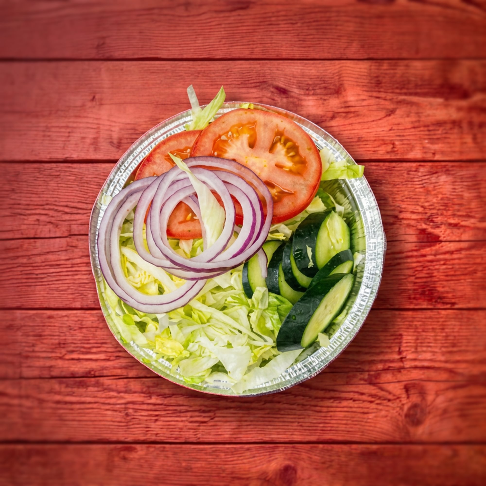 Lettuce and Tomato Salad (Ensalada de Lechuga y Tomate)