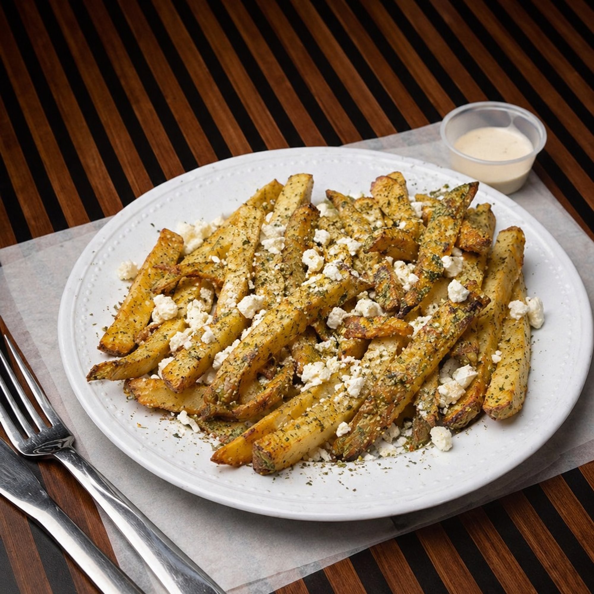 Oregano Feta Fries