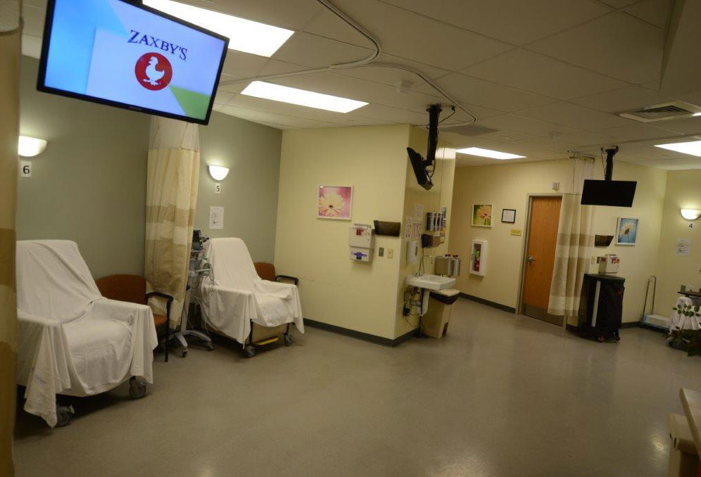 The treatment rooms at Azura Vascular Care Woodland Park