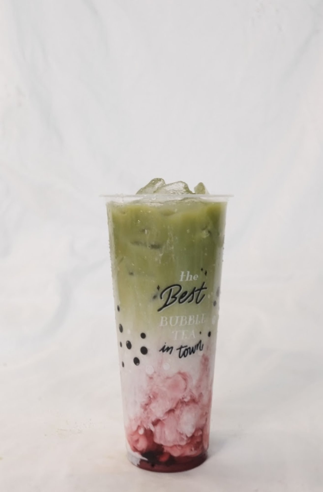 Blueberry Matcha Latte