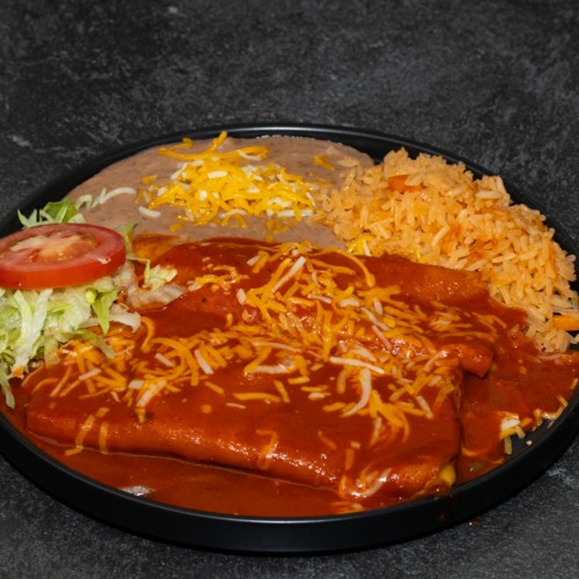 2 Enchiladas Plate