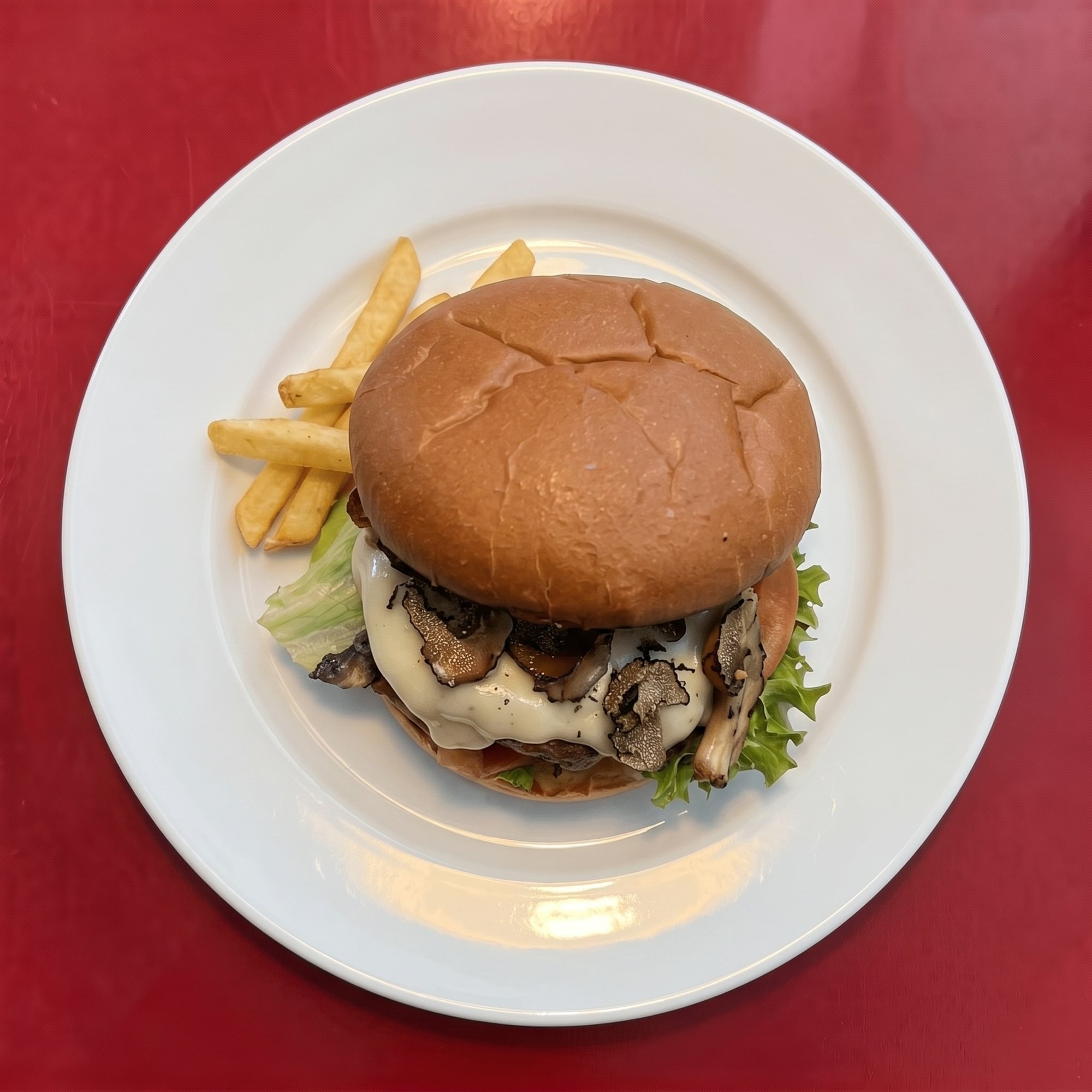 Jumbo Mushroom Swiss Burger