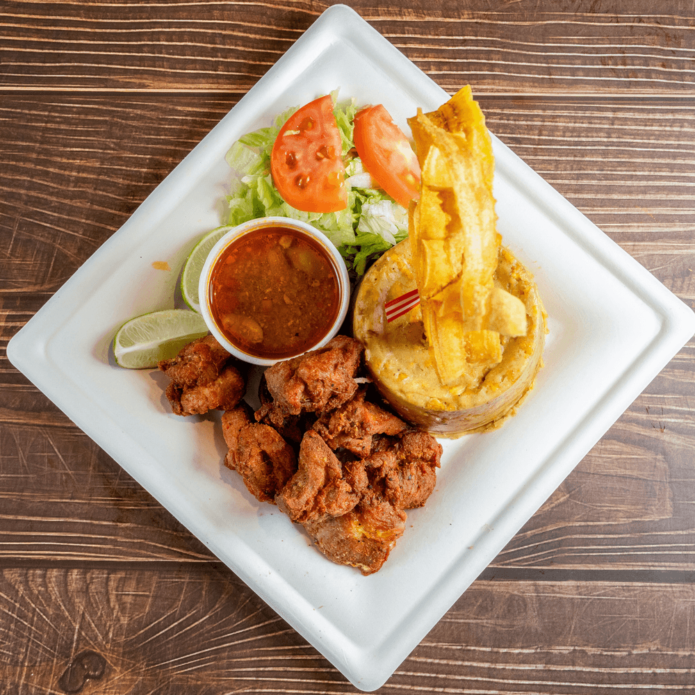 Chicharron De Pollo Mofongo
