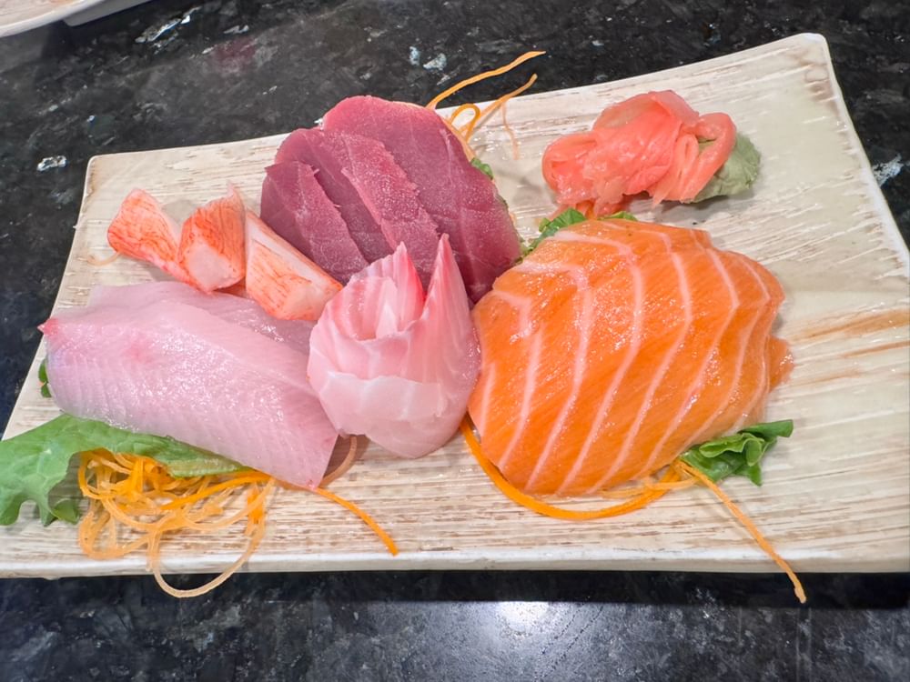 Sashimi Platter with Rice (Lunch)