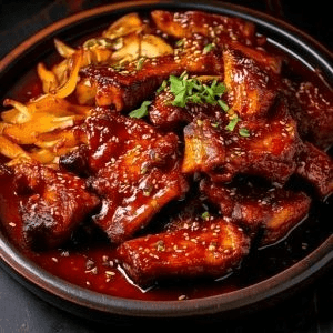 Spicy Marinated Pork Ribs [매운양념 돼지갈비]