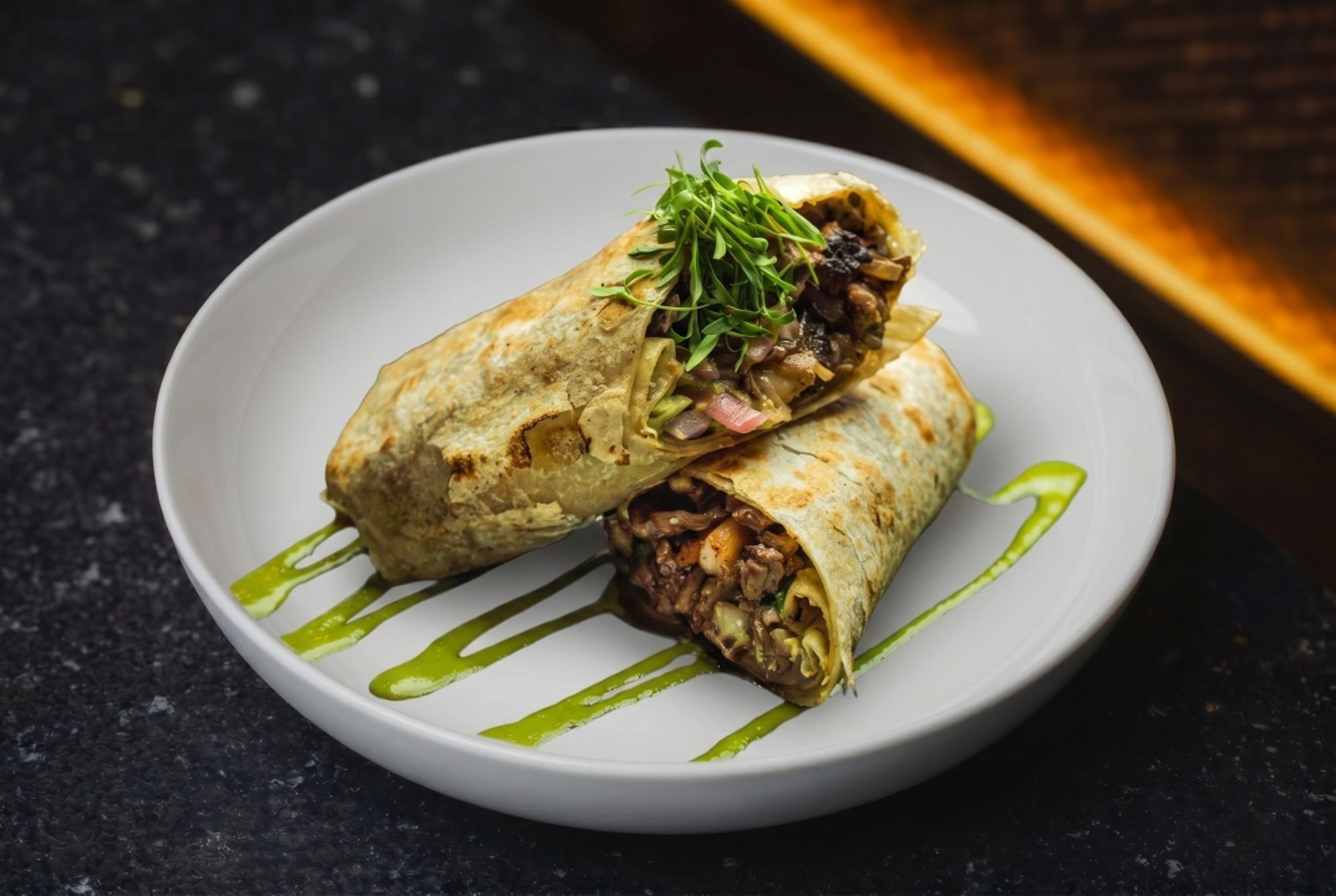 Mar y Cielo Burrito