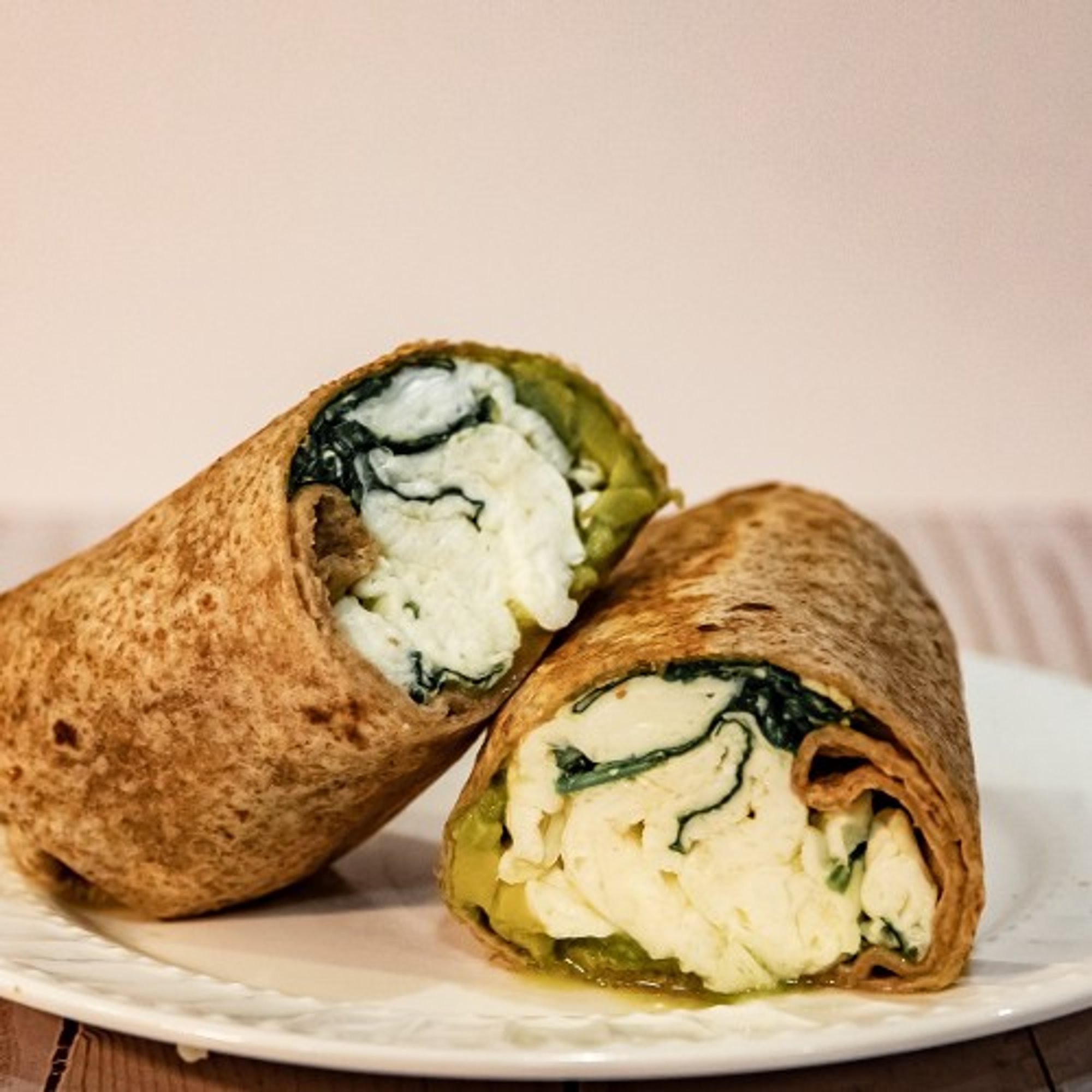Egg White, Spinach, Avocado Wrap