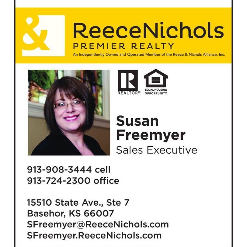 Susan Freemyer with ReeceNichols Premier Realty Logo