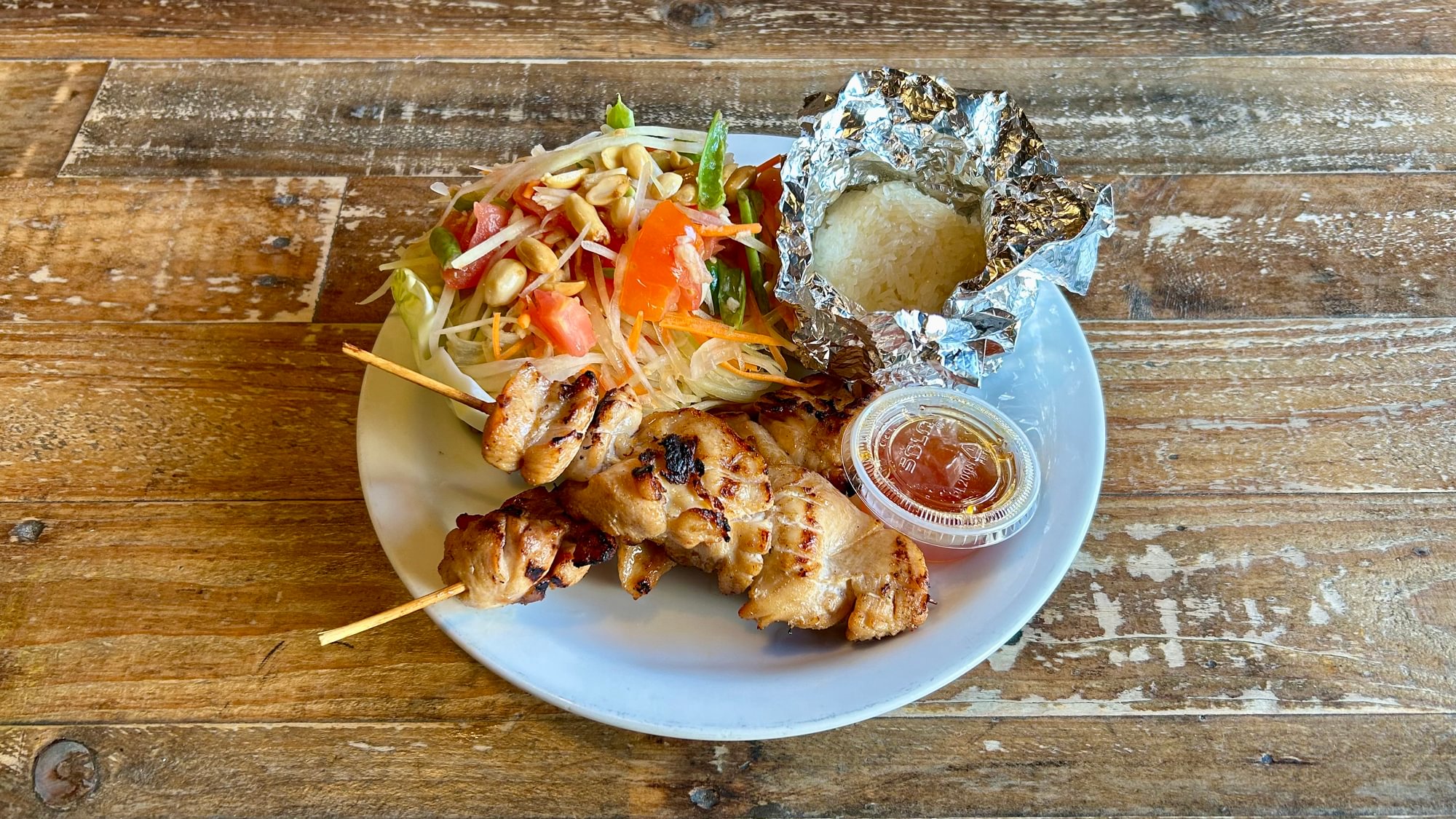 Sum Tum Combo - BBQ Chicken