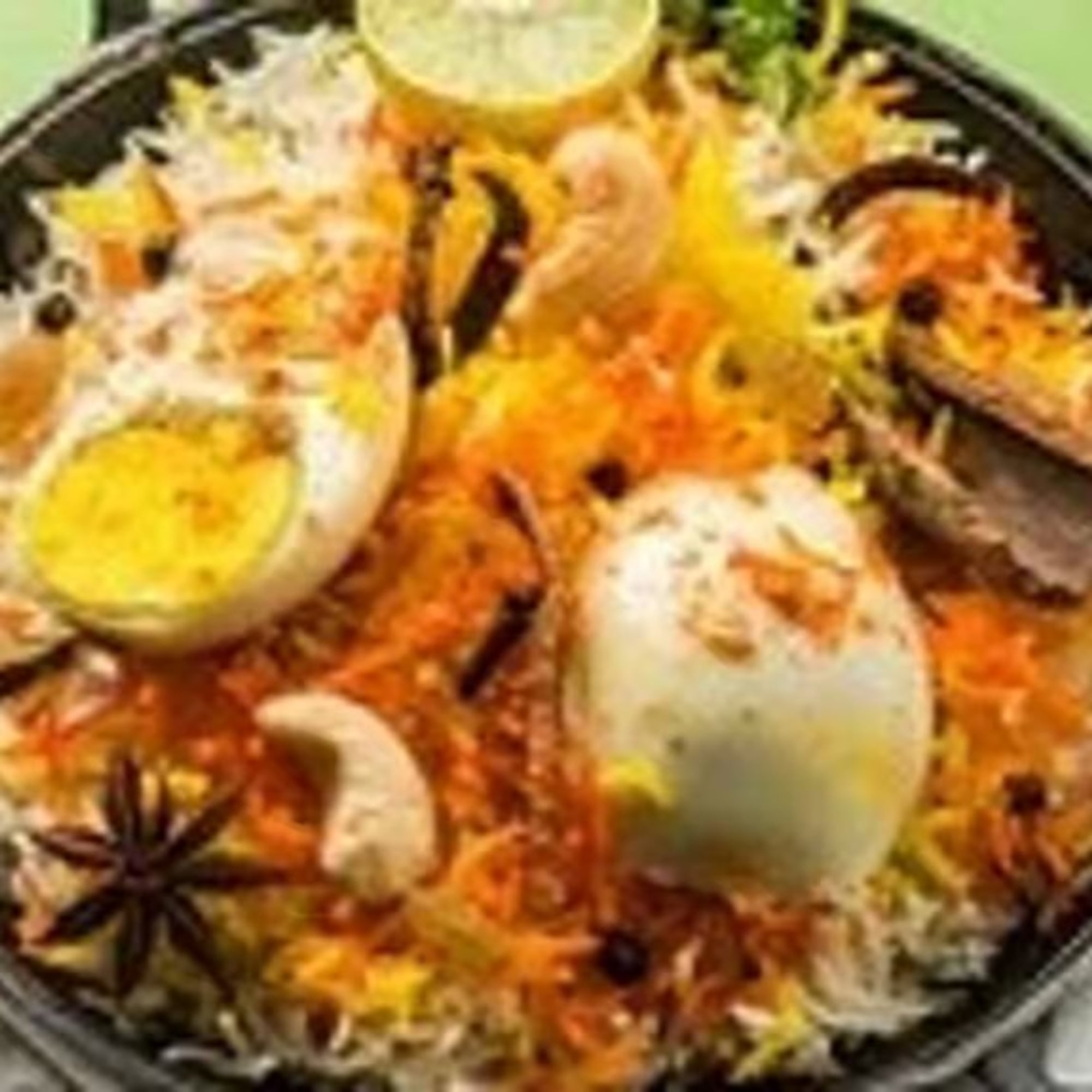 Egg biryani