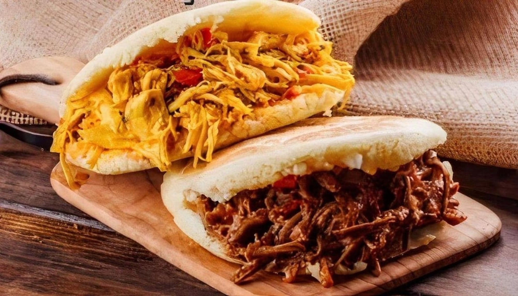 Arepa Rellena De Chicharron
