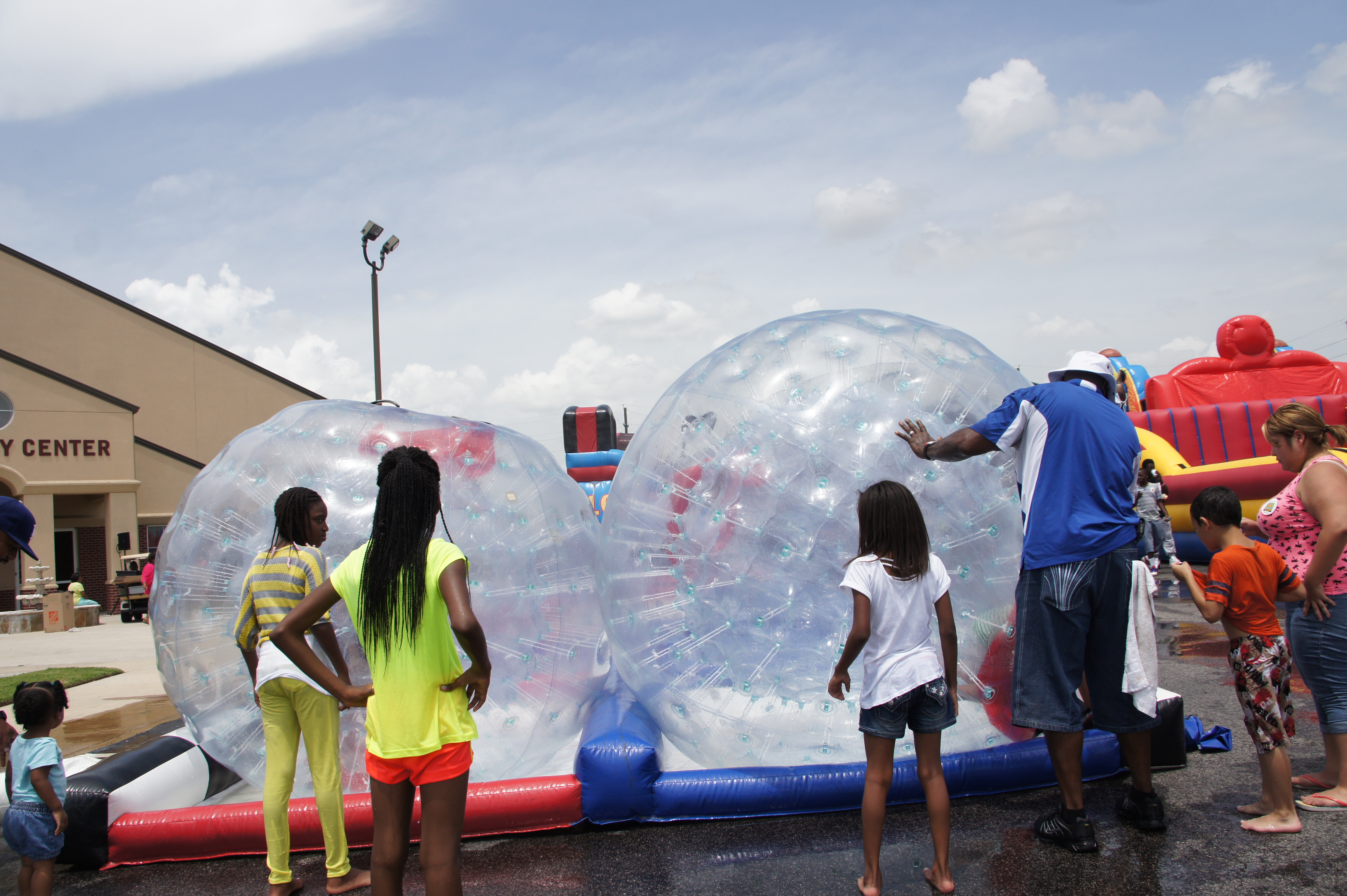 Zorb Inflatable Giant Ball rentals in Houston, TX & surrounding suburbs