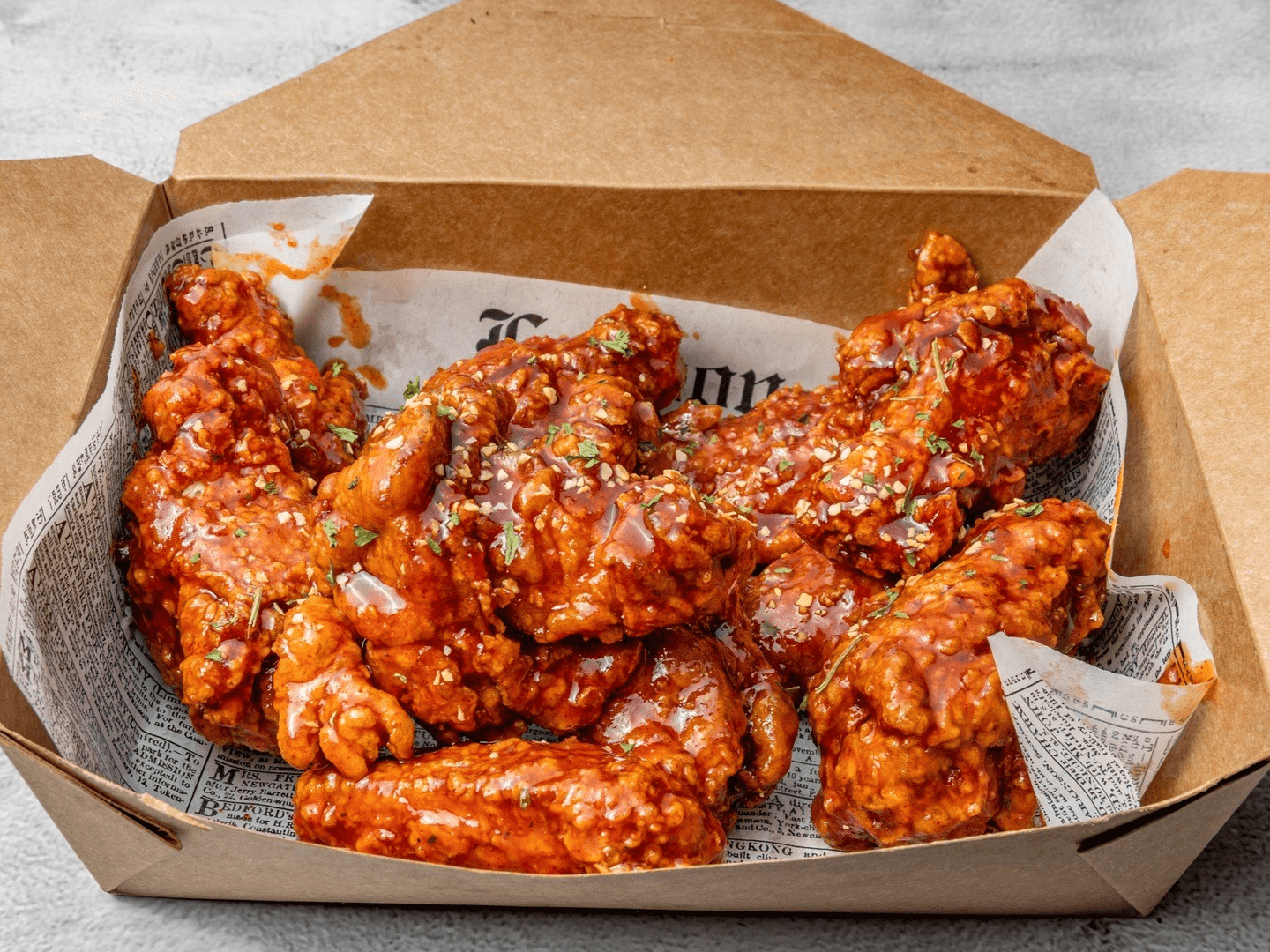 4 Wings & 3 Drums