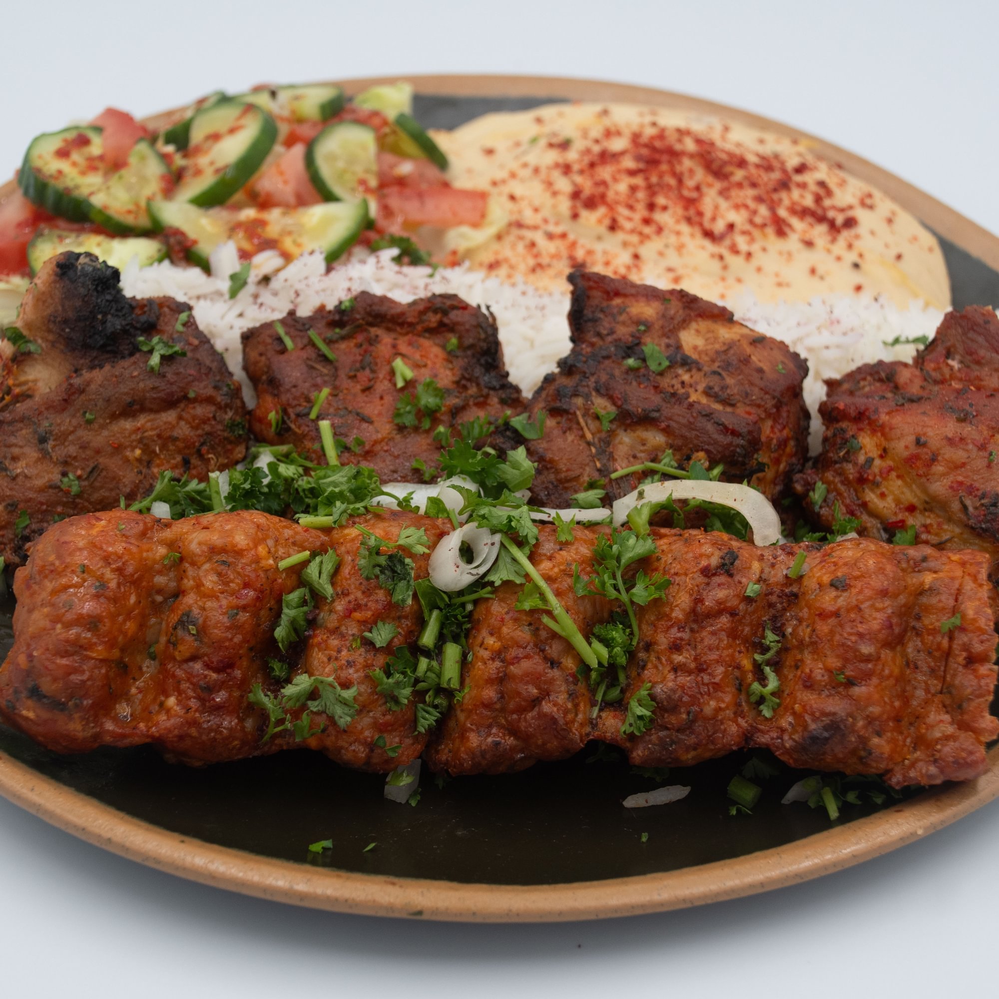 #27 Pork Shish & Chicken Lule Combo