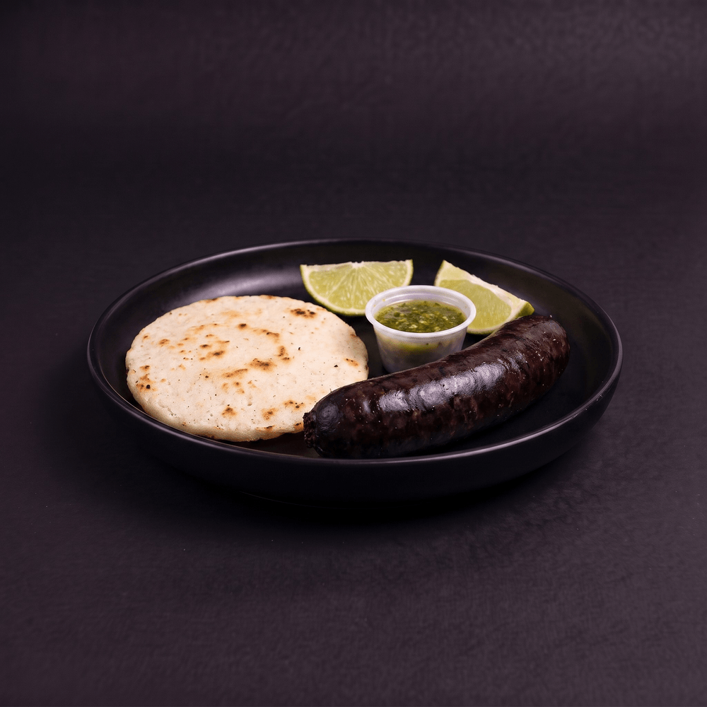 Morcilla con Arepa