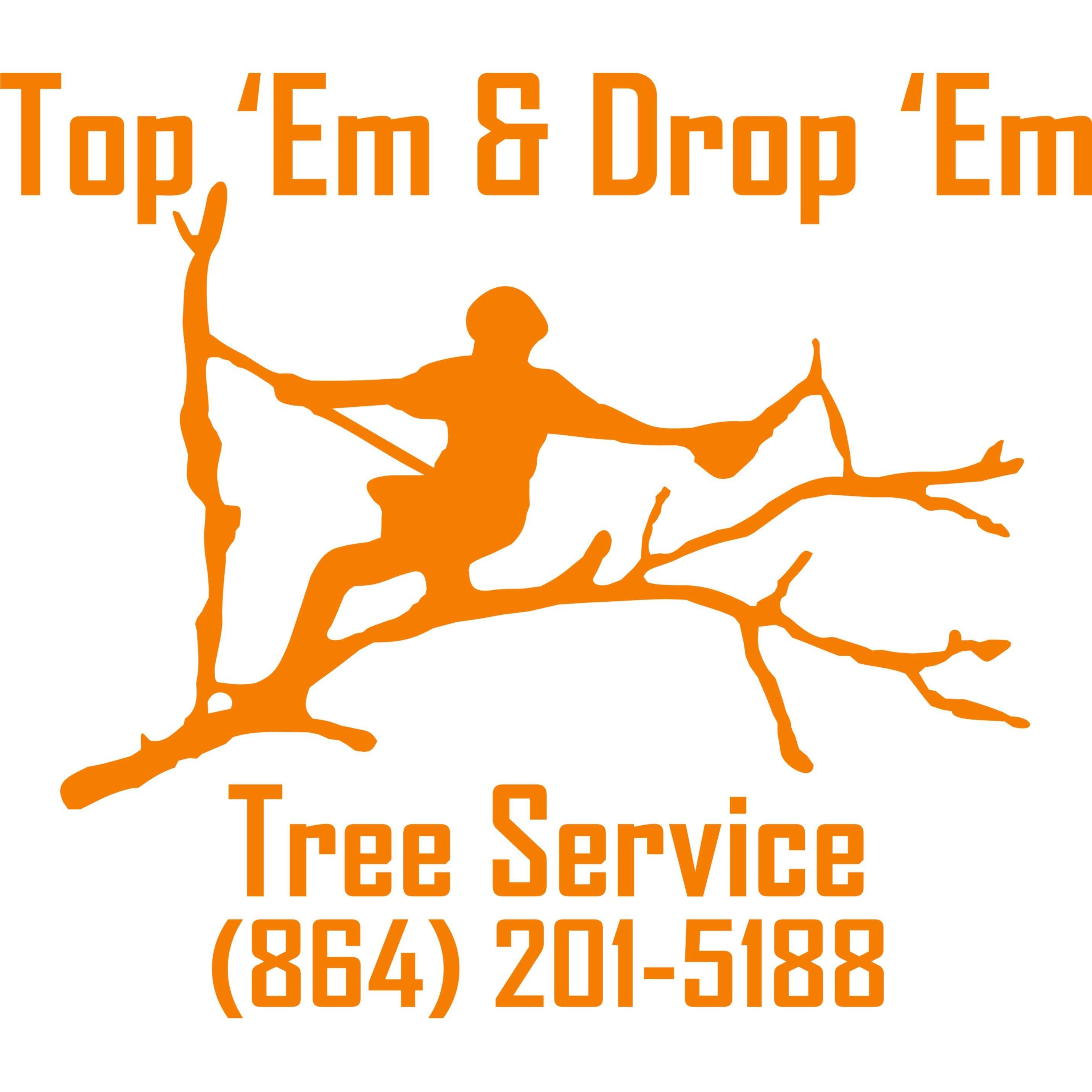 Top Em' And Drop Em' Tree Service Logo